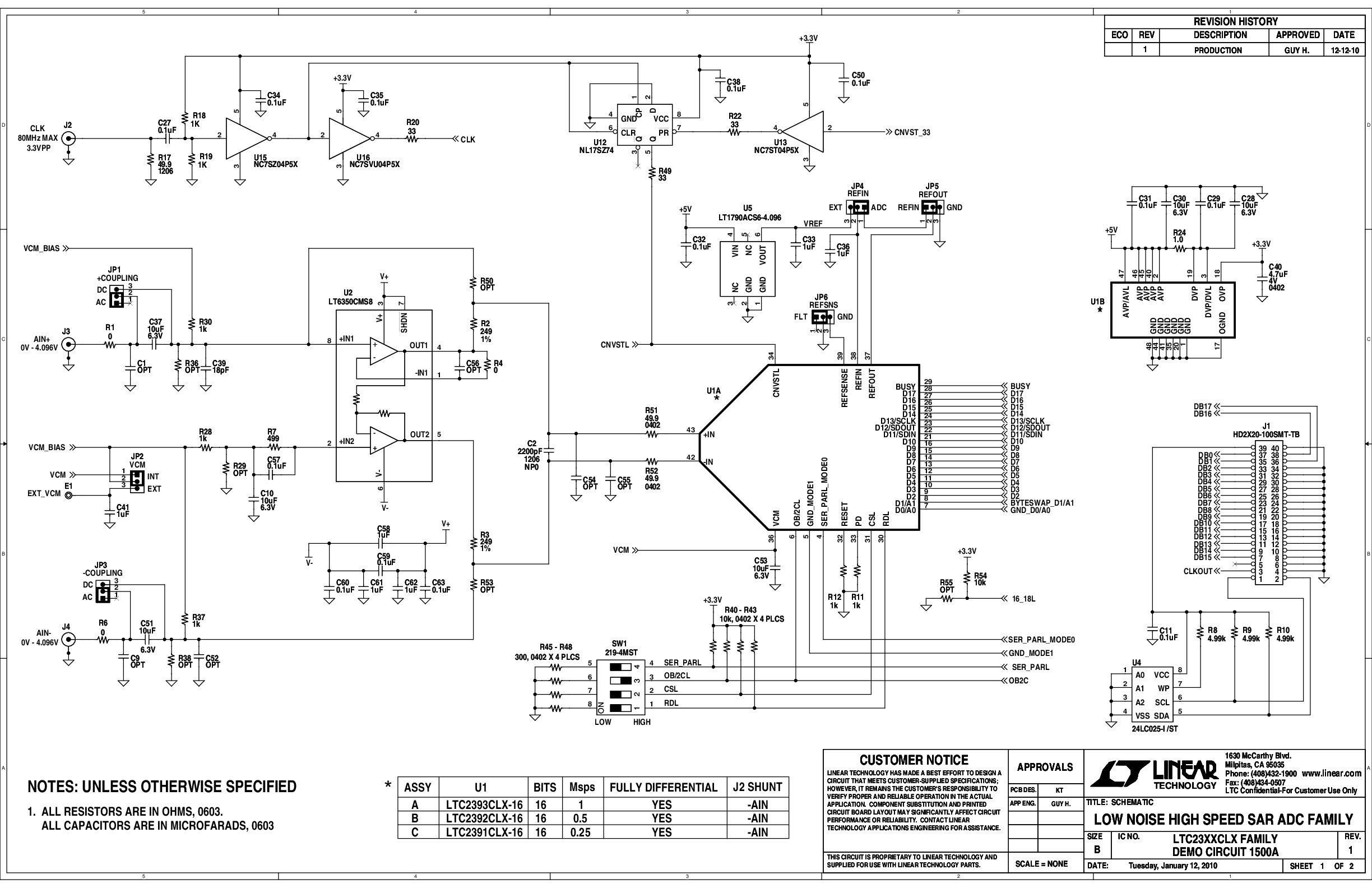 DC1500A-A - Schematic