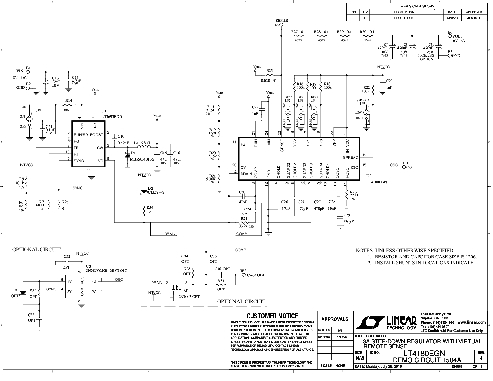 DC1504A - Schematic