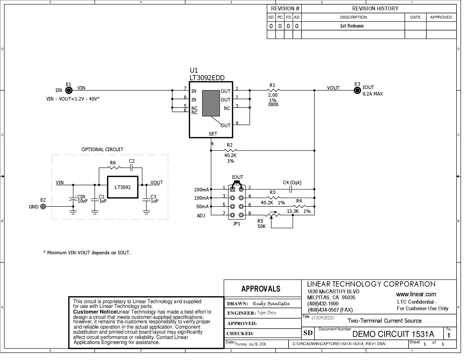 DC1531A - Schematic