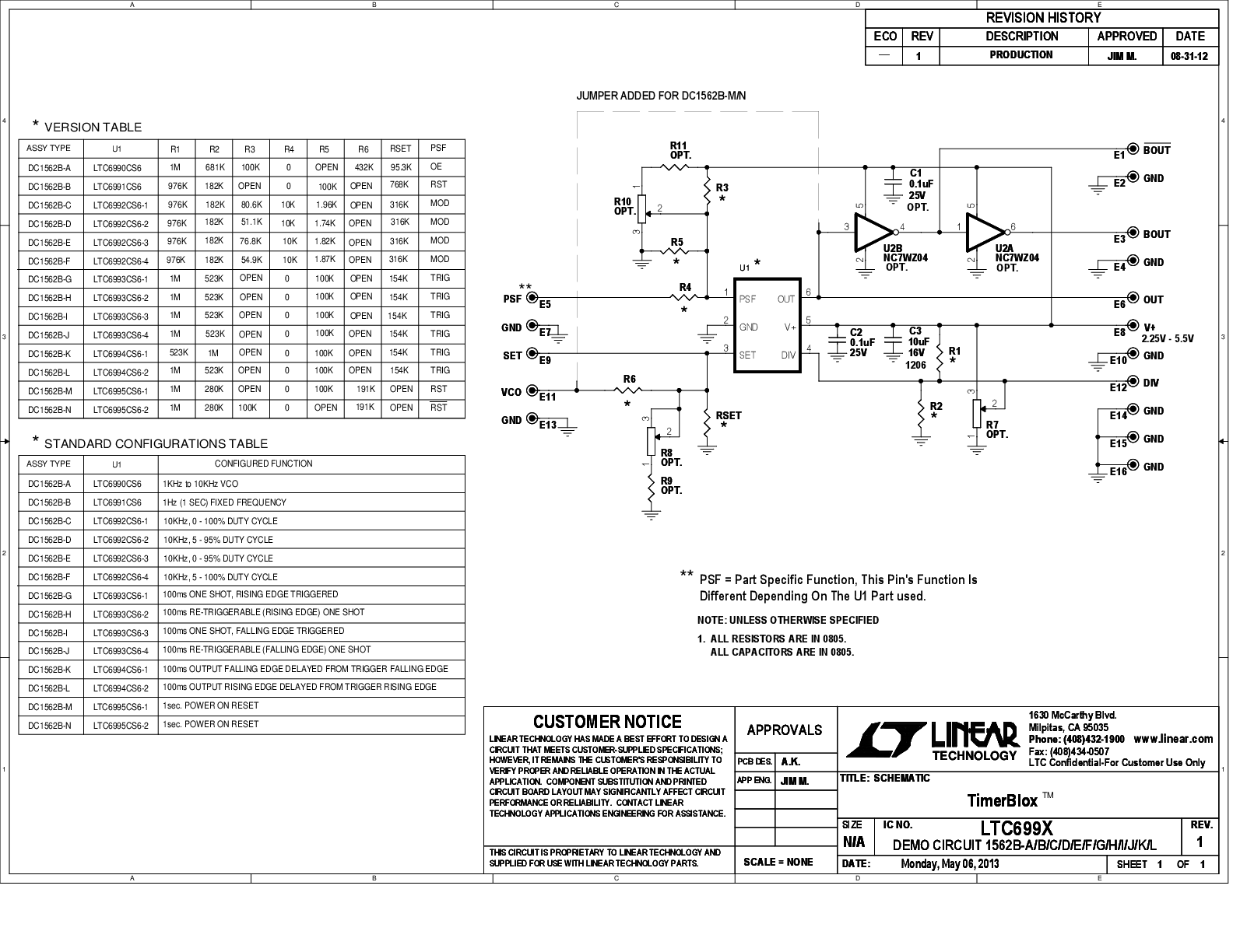 DC1562B - Schematic
