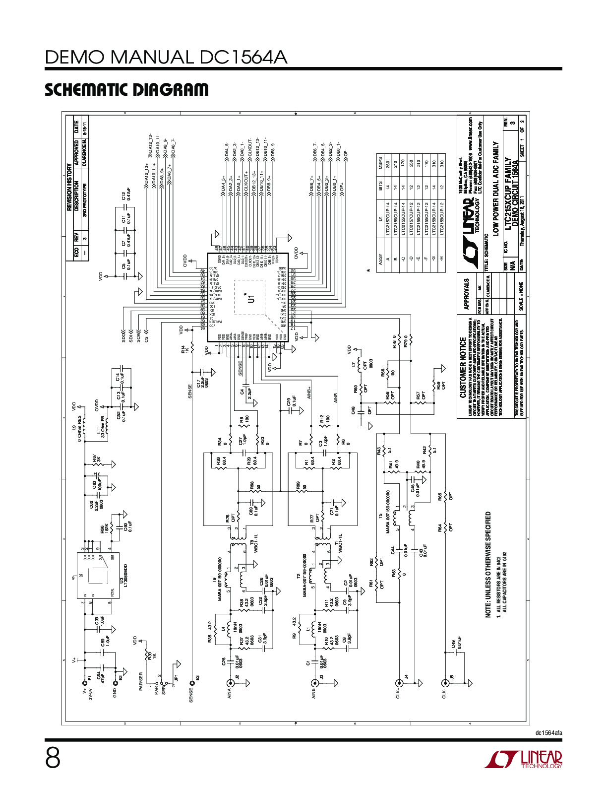 DC1564A-A - Schematic