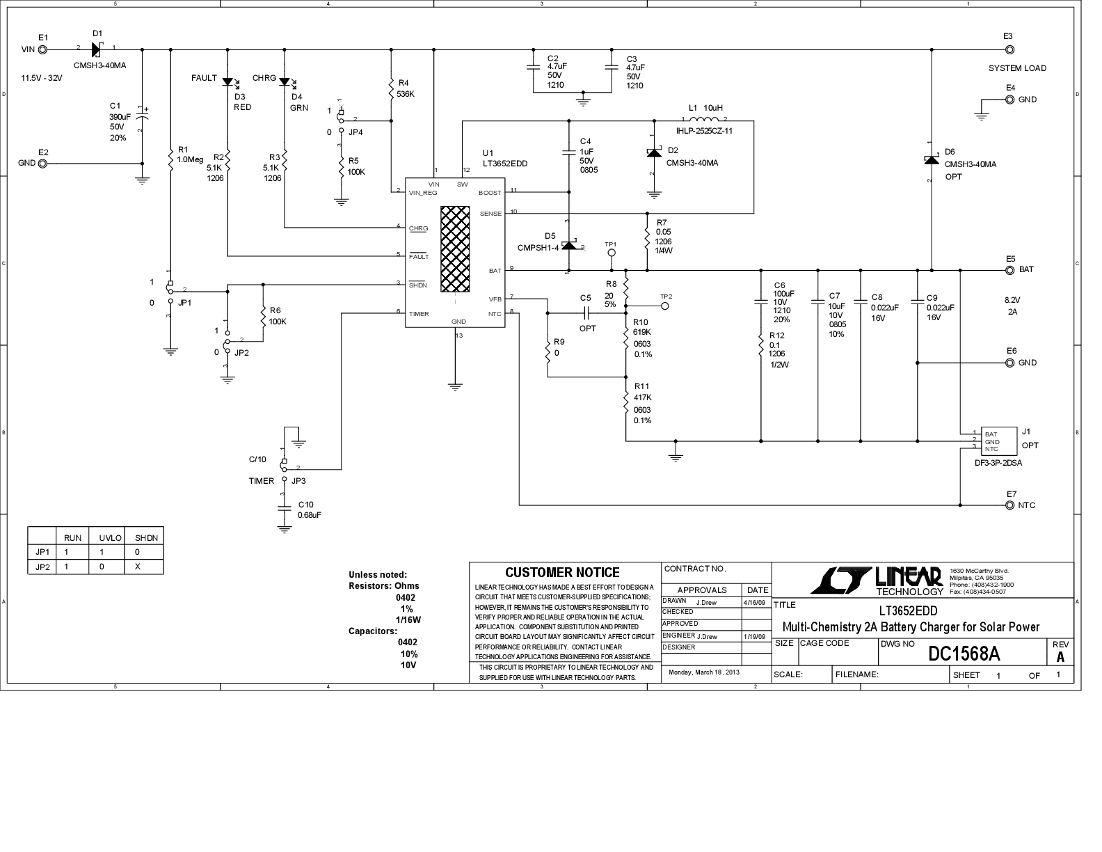 DC1568A - Schematic