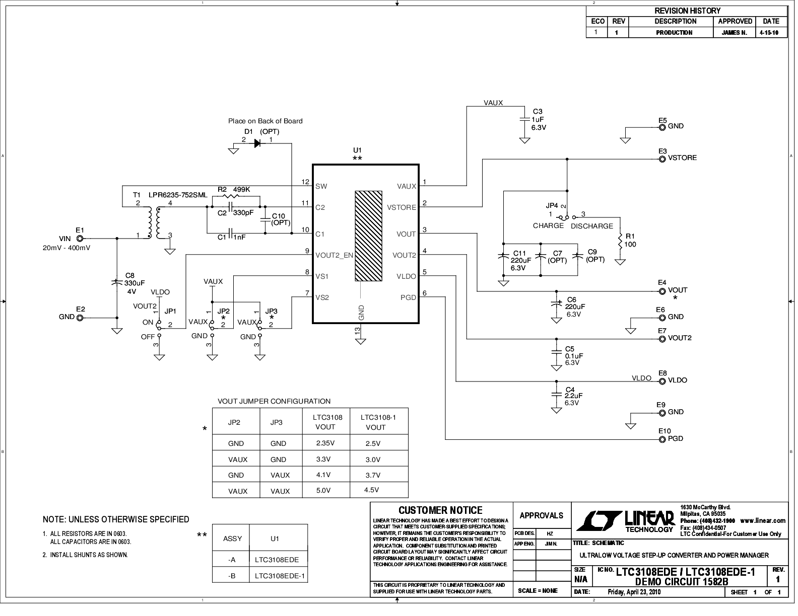 DC1582B-B - Schematic