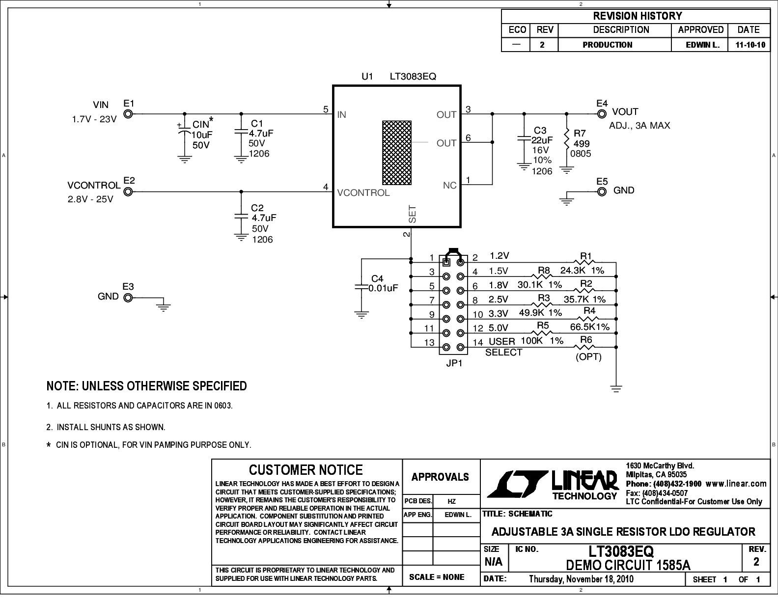 DC1585A - Schematic