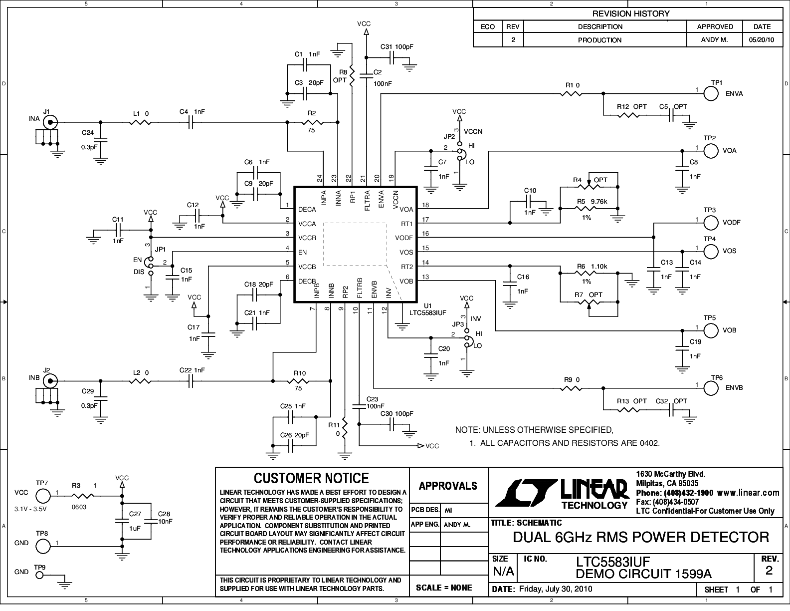 DC1599A - Schematic