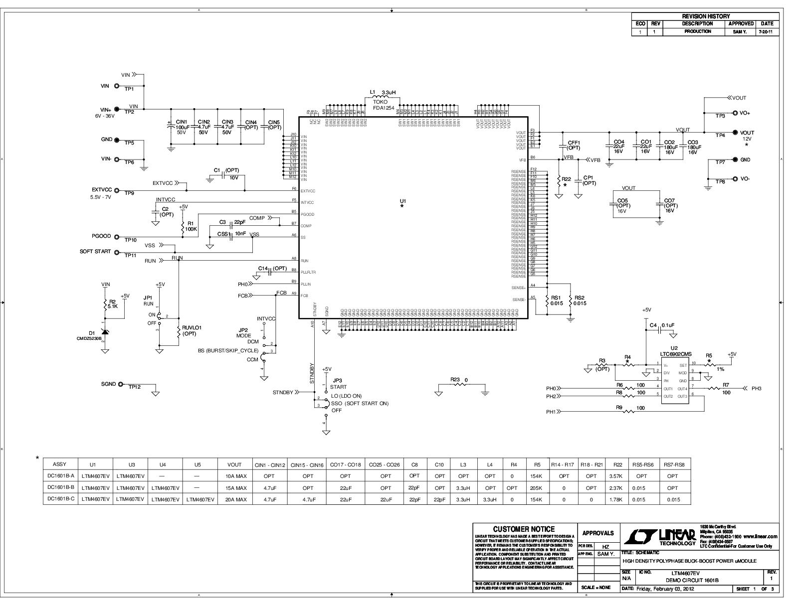 DC1601B-C - Schematic