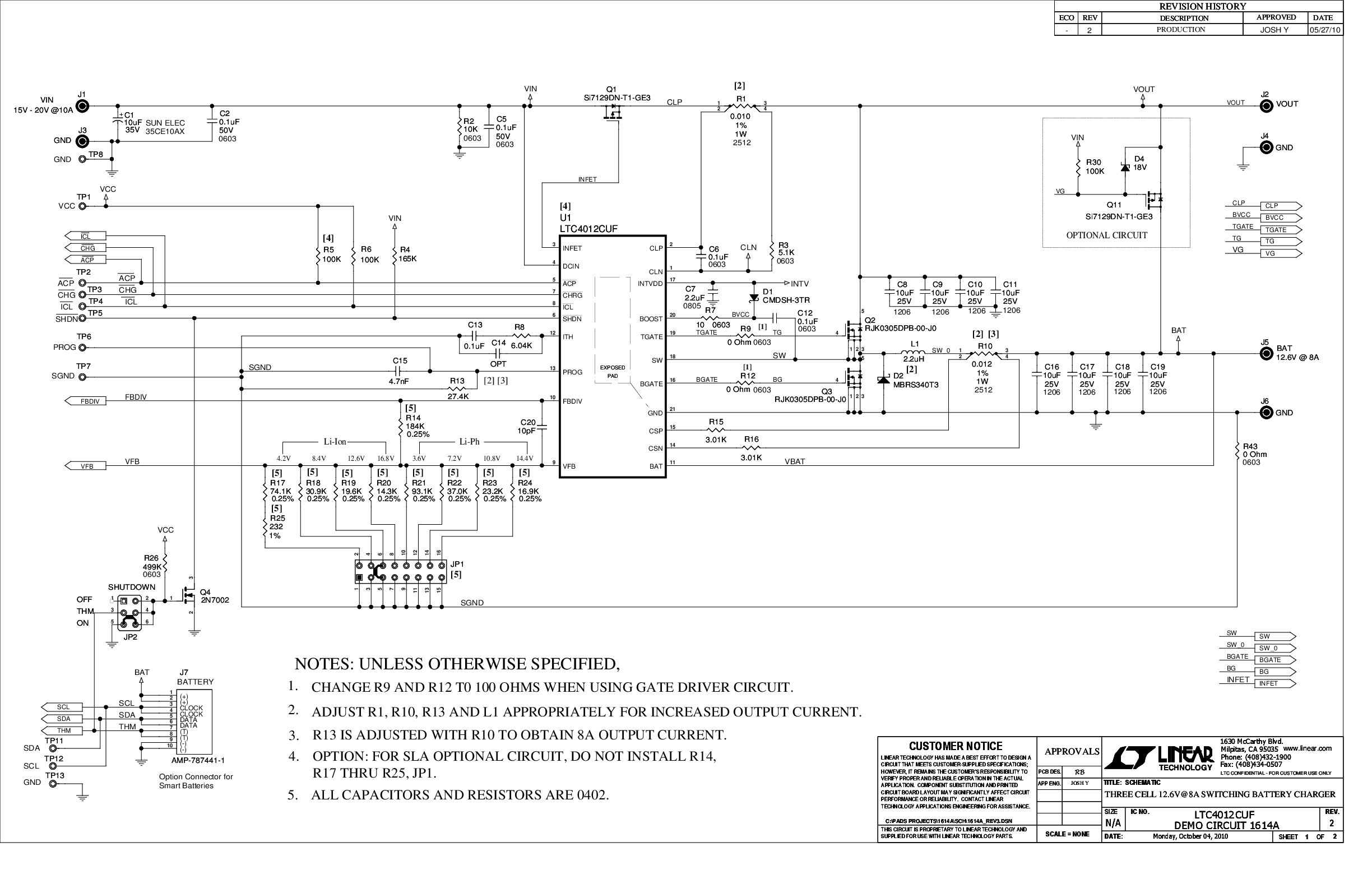 DC1614A - Schematic