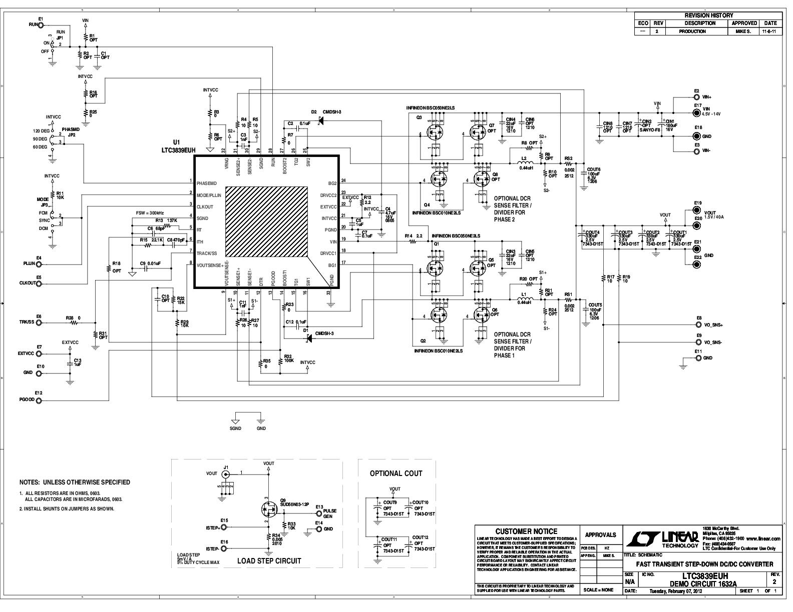 DC1632A - Schematic