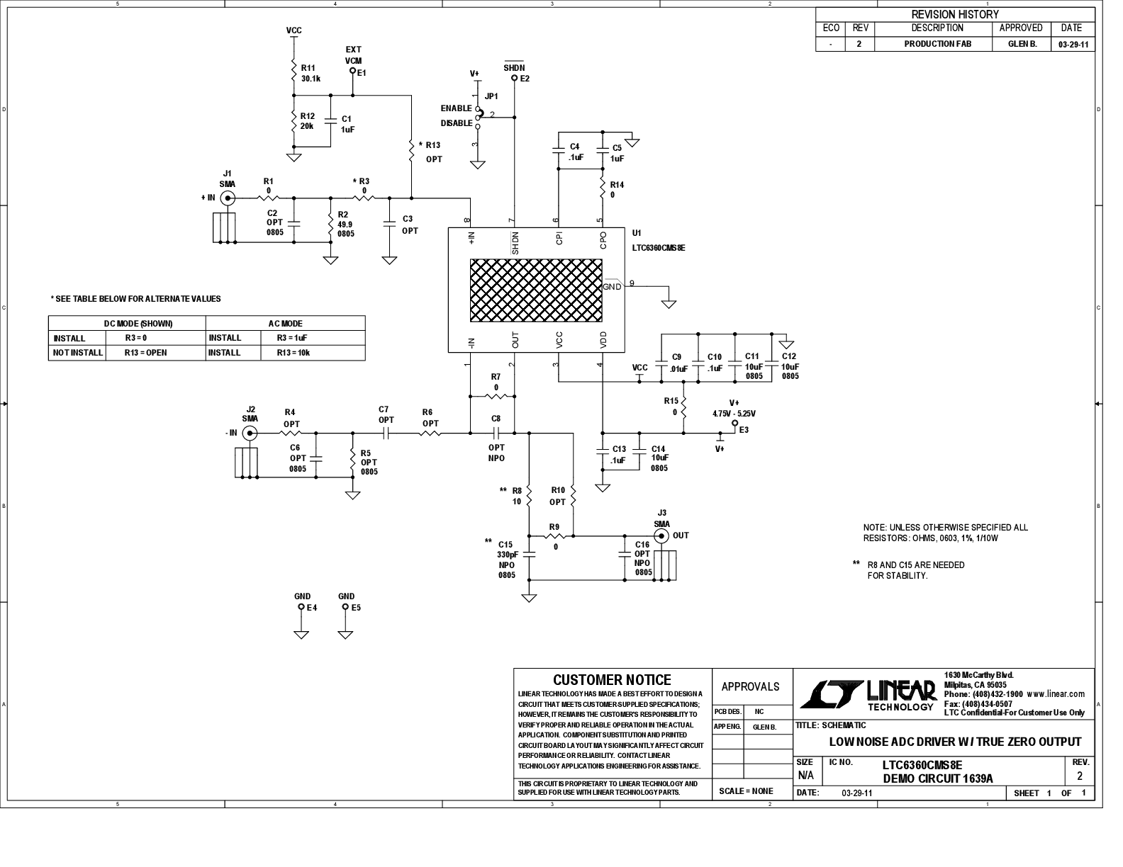 DC1639A - Schematic