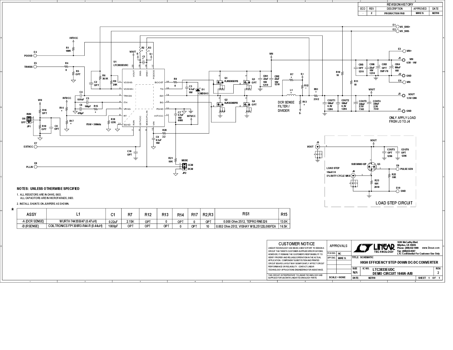 DC1640A-B - Schematic