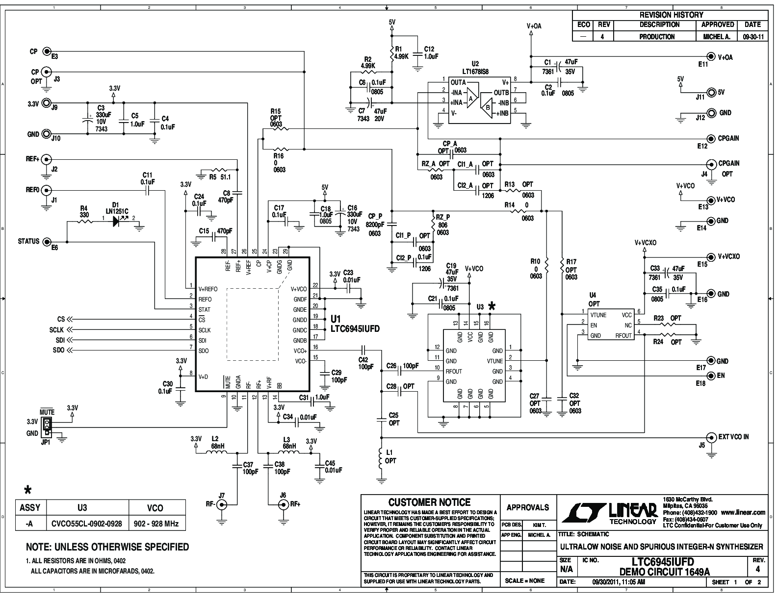 DC1649A-A - Schematic