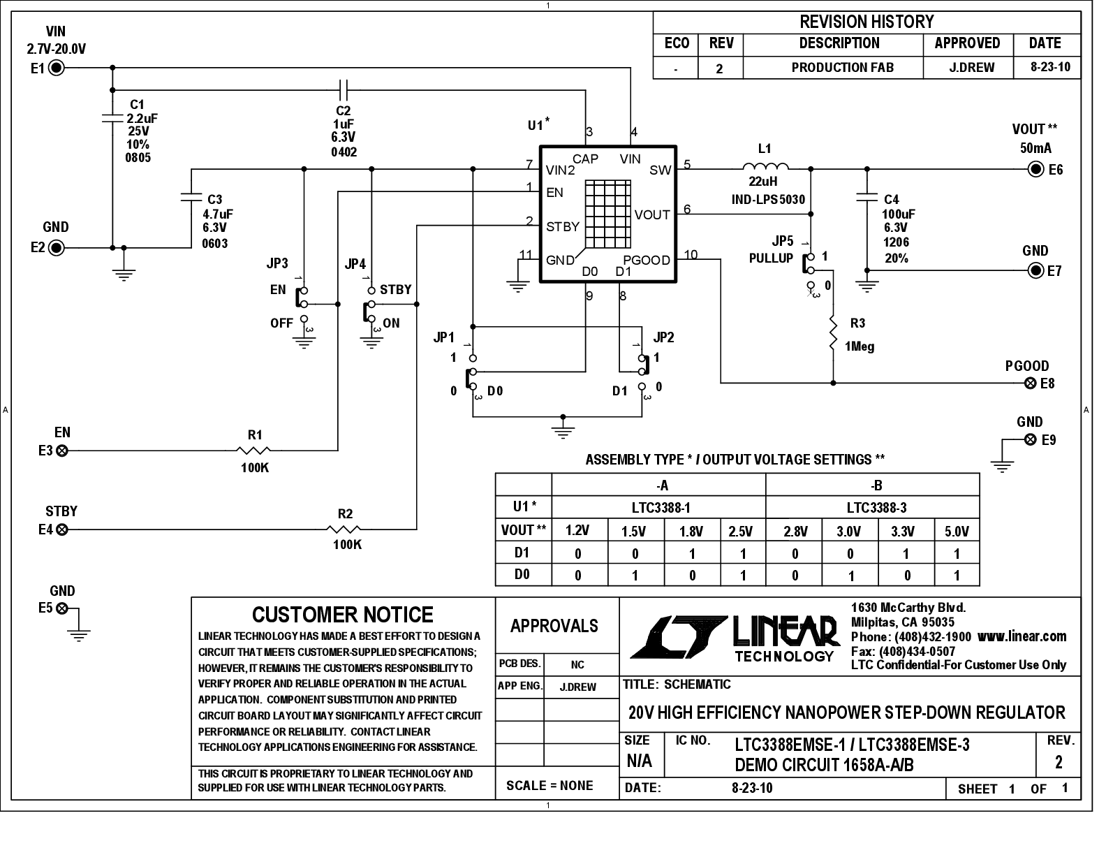 DC1658A-B - Schematic