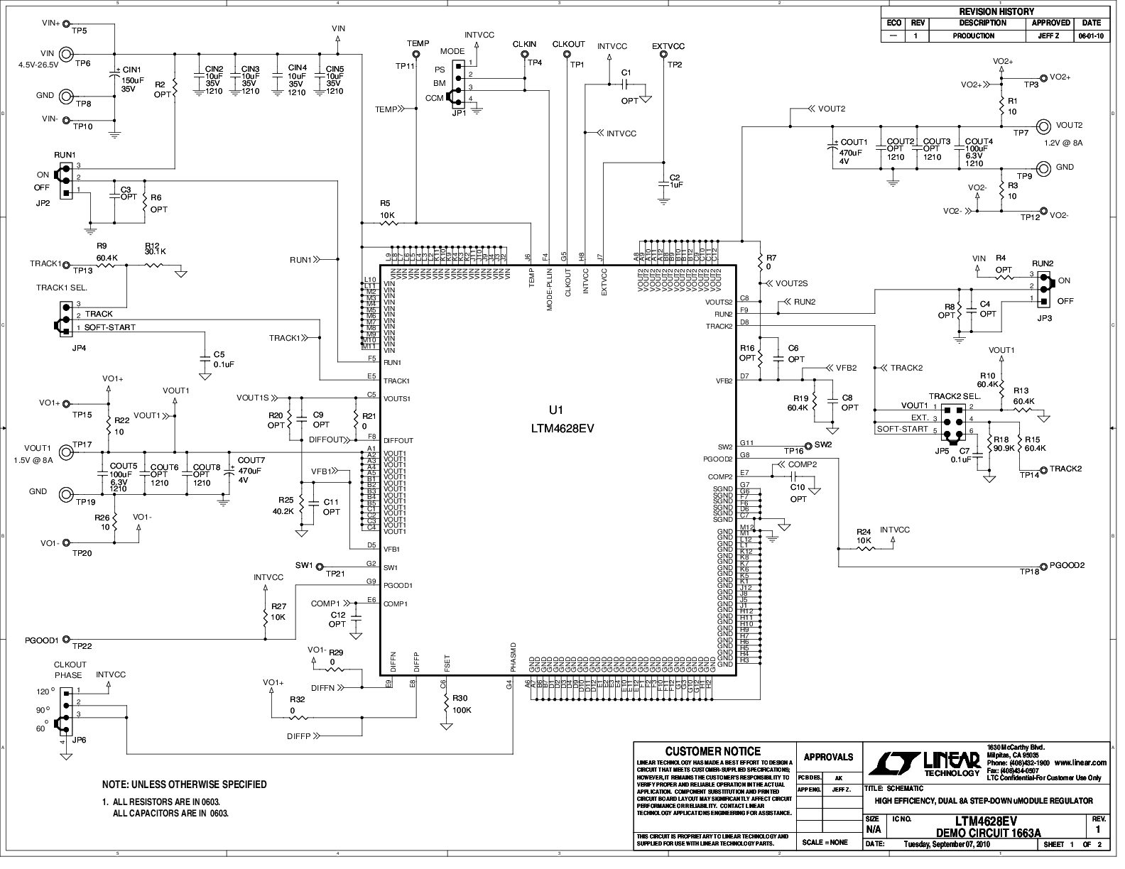 DC1663A - Schematic