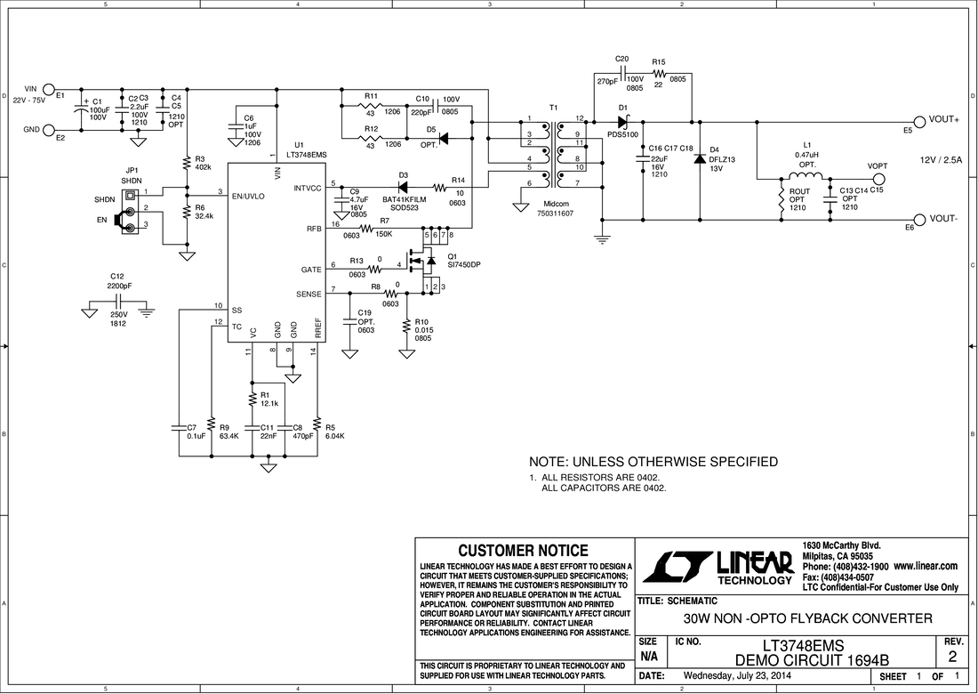 DC1694B - Schematic