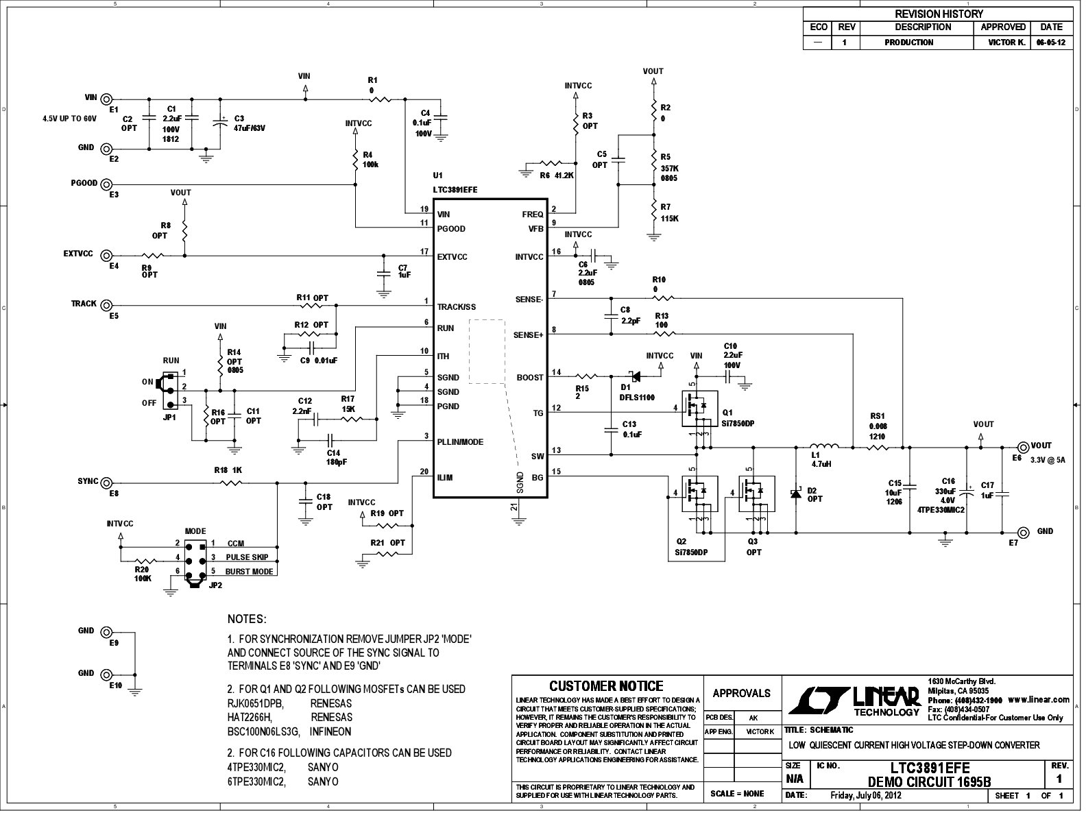 DC1695B - Schematic
