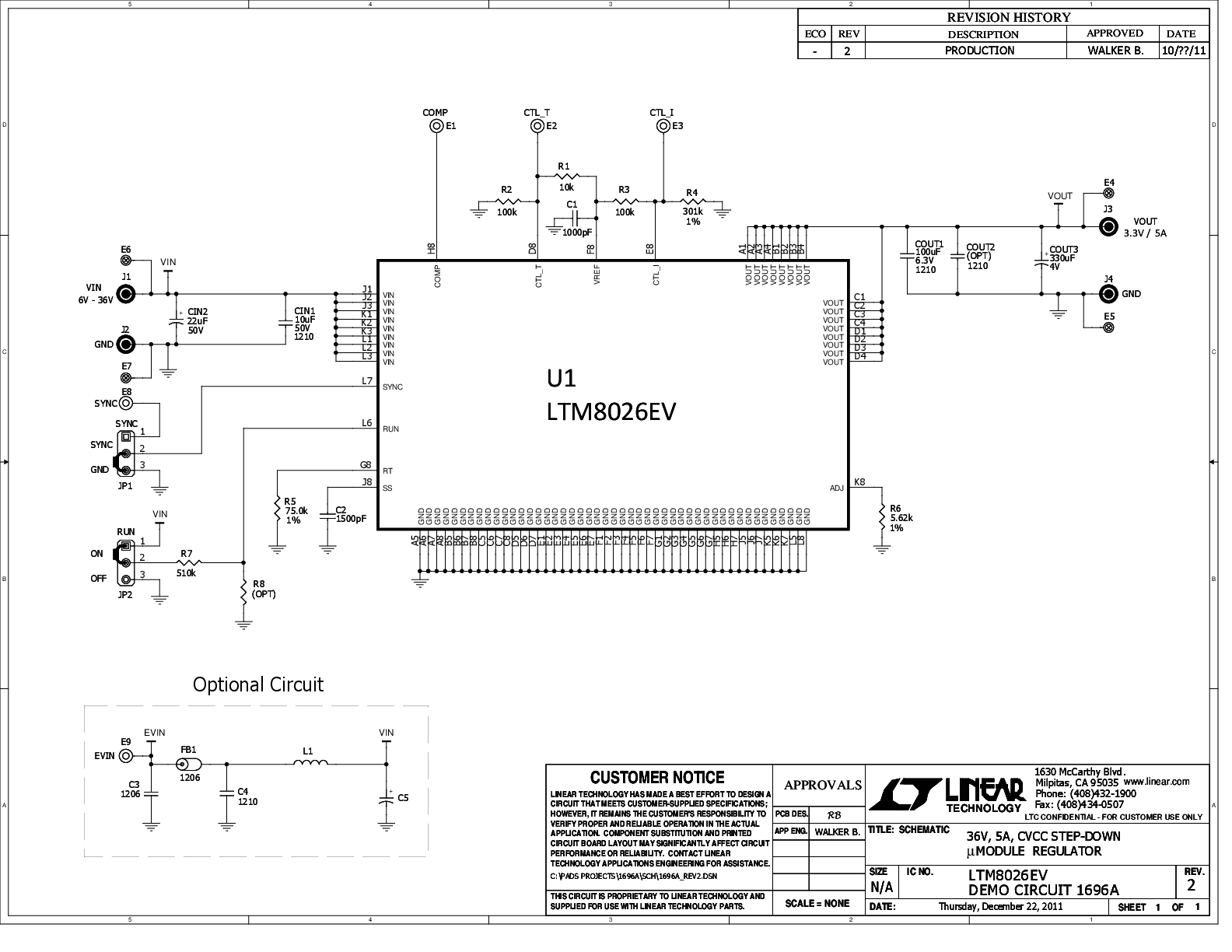 DC1696A - Schematic