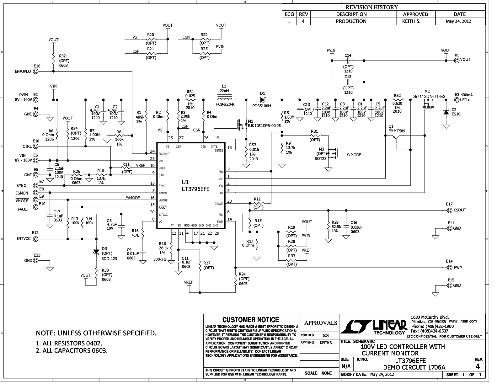 DC1706A - Schematic