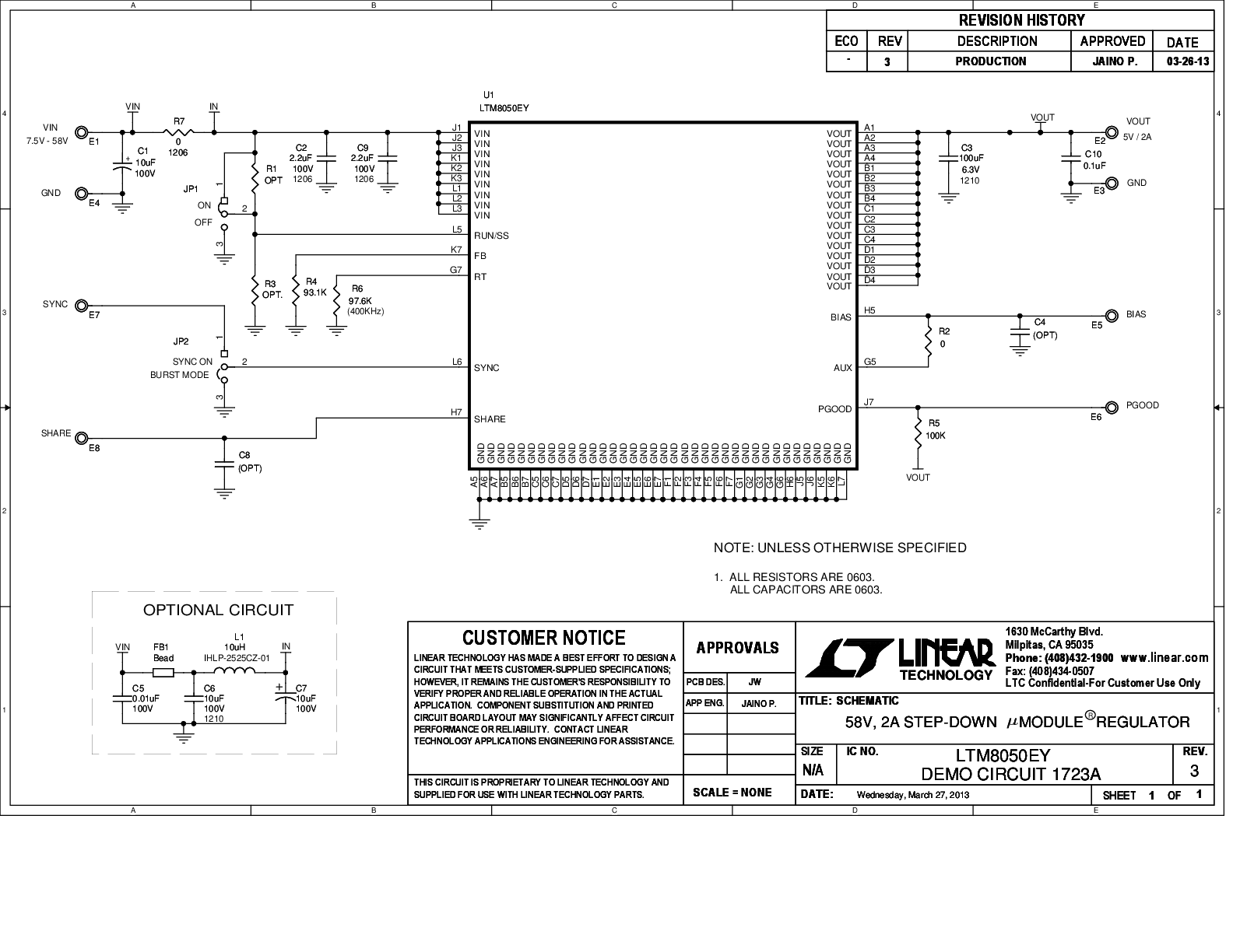 DC1723A - Schematic