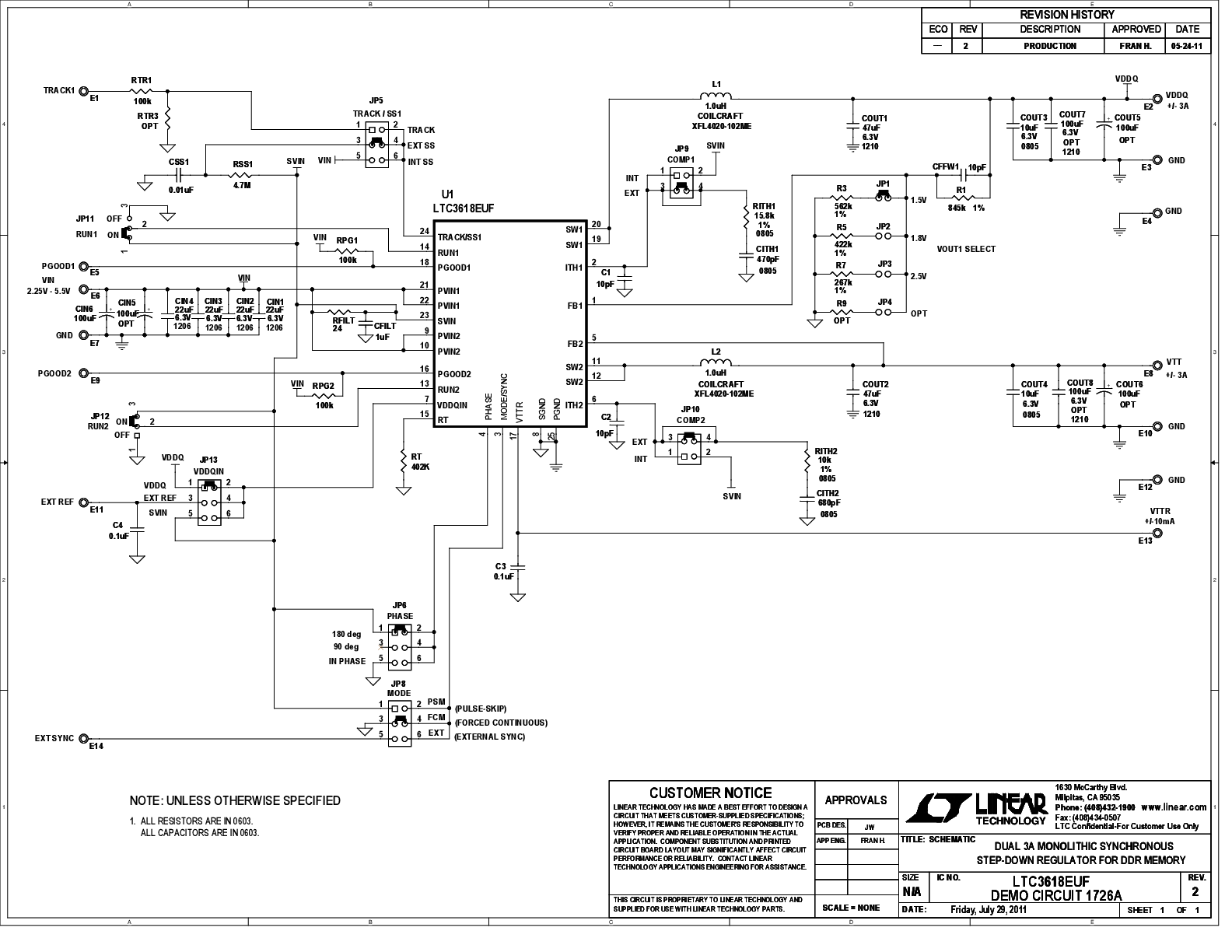 DC1726A - Schematic