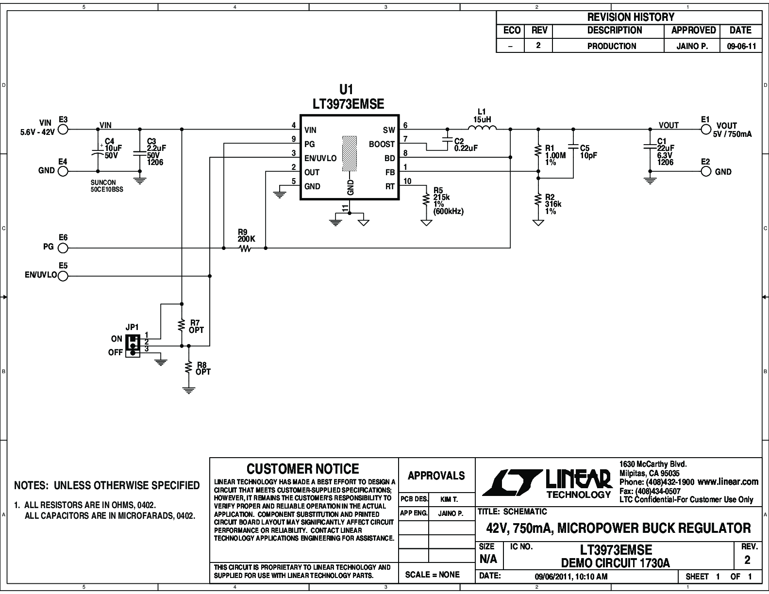 DC1730A - Schematic