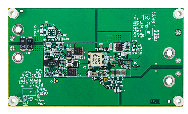 DC1739B-C Evaluation Board - Bottom View