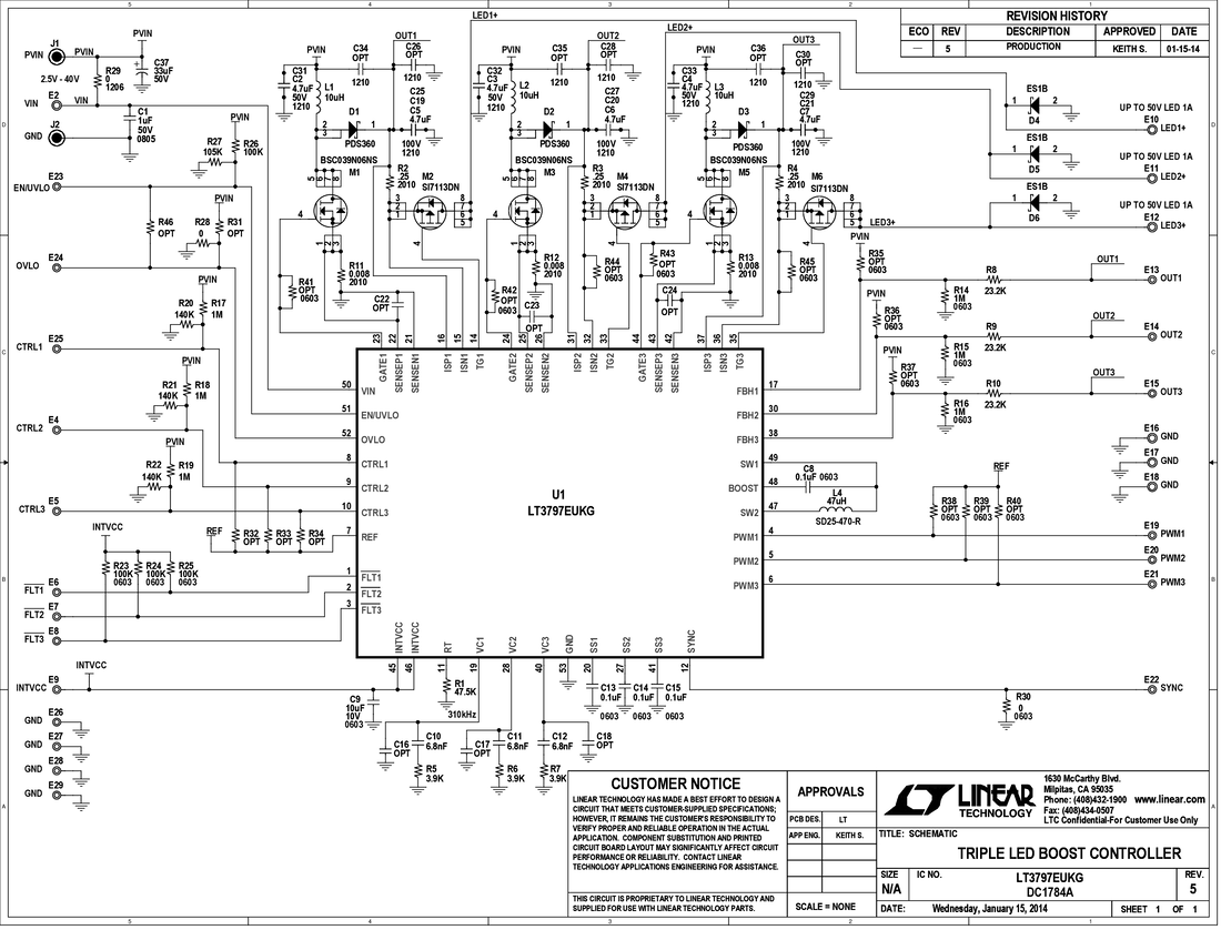 DC1784A - Schematic