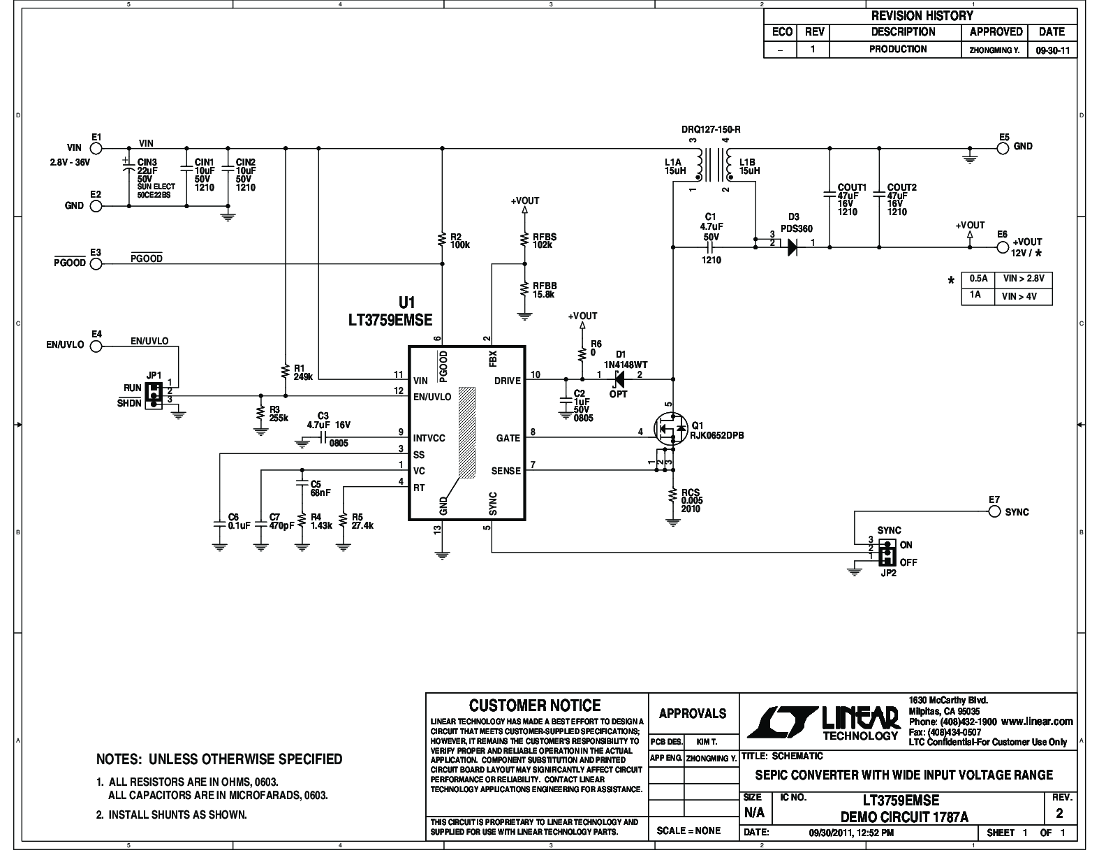 DC1787A - Schematic