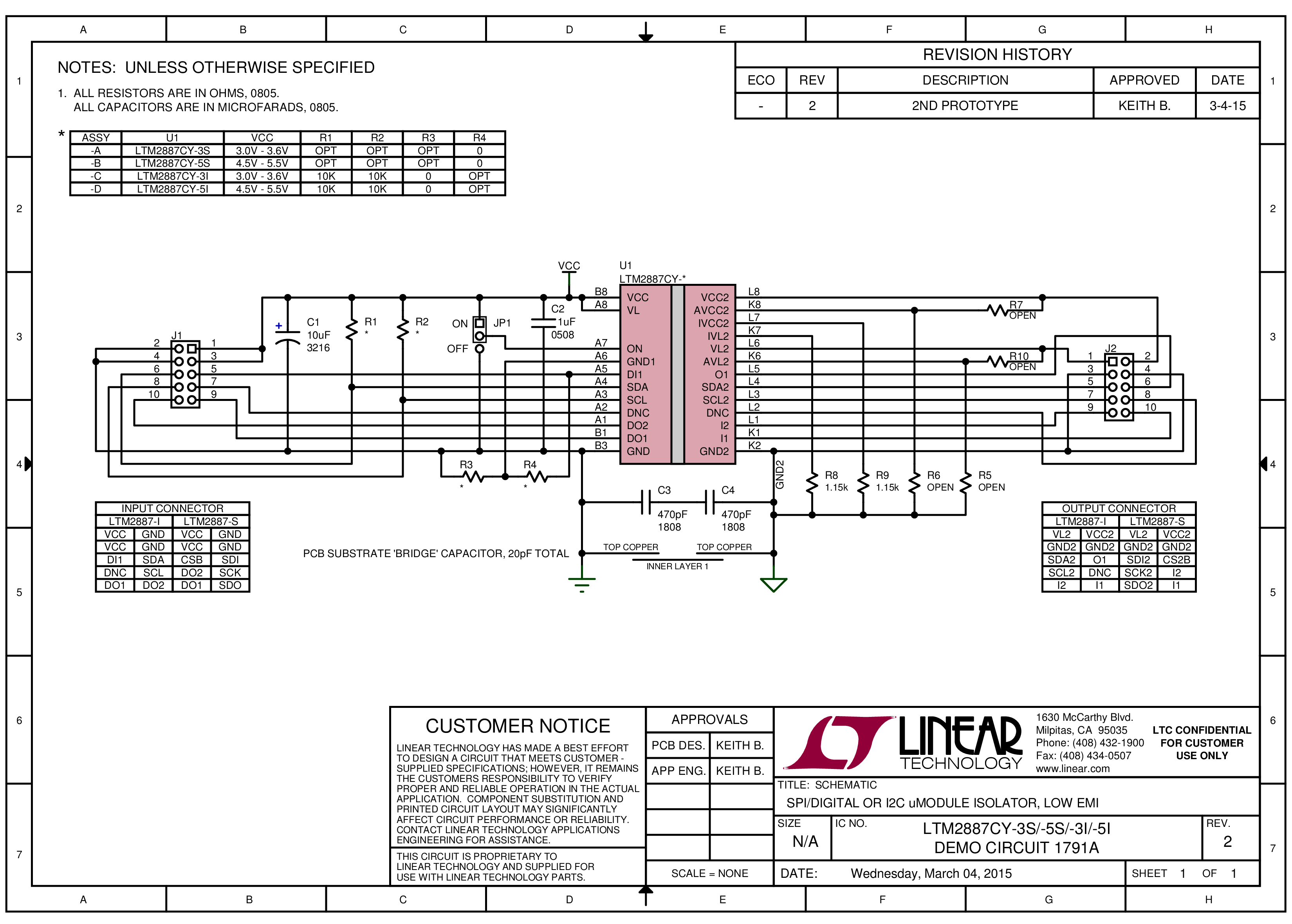DC1791A - Schematic
