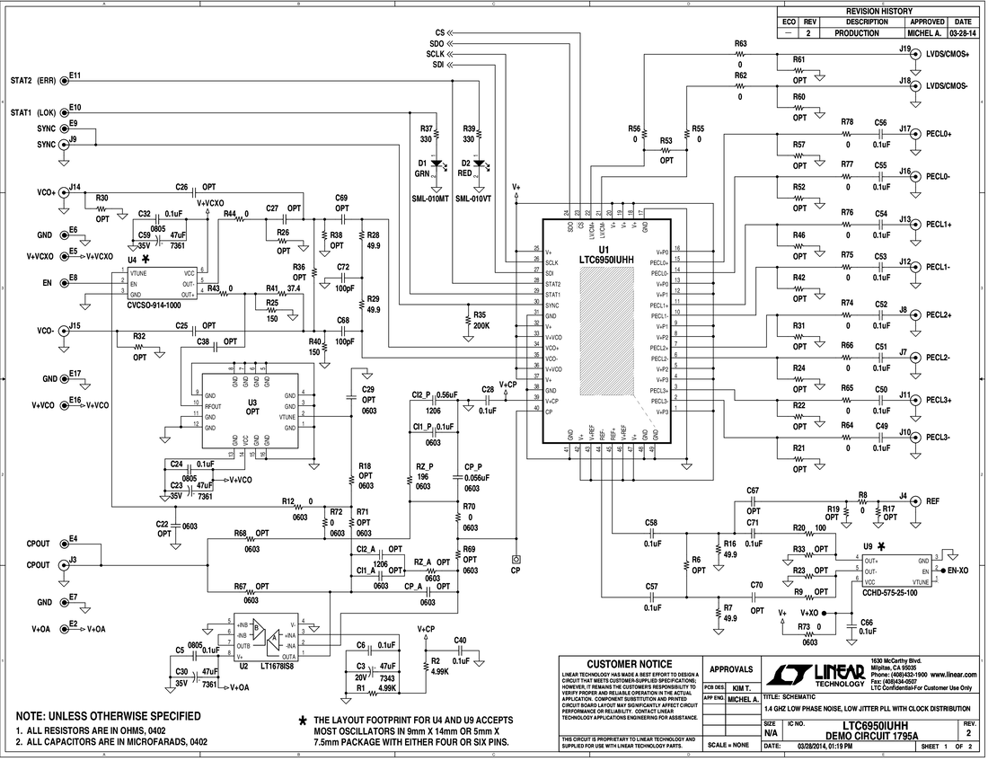 DC1795A - Schematic