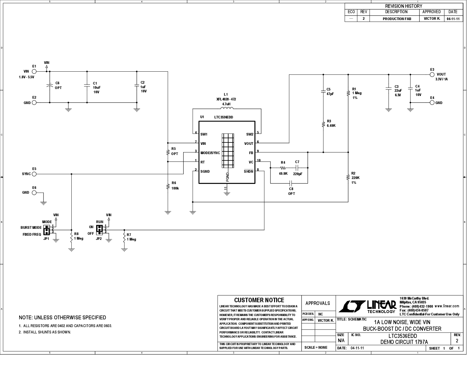 DC1797A - Schematic