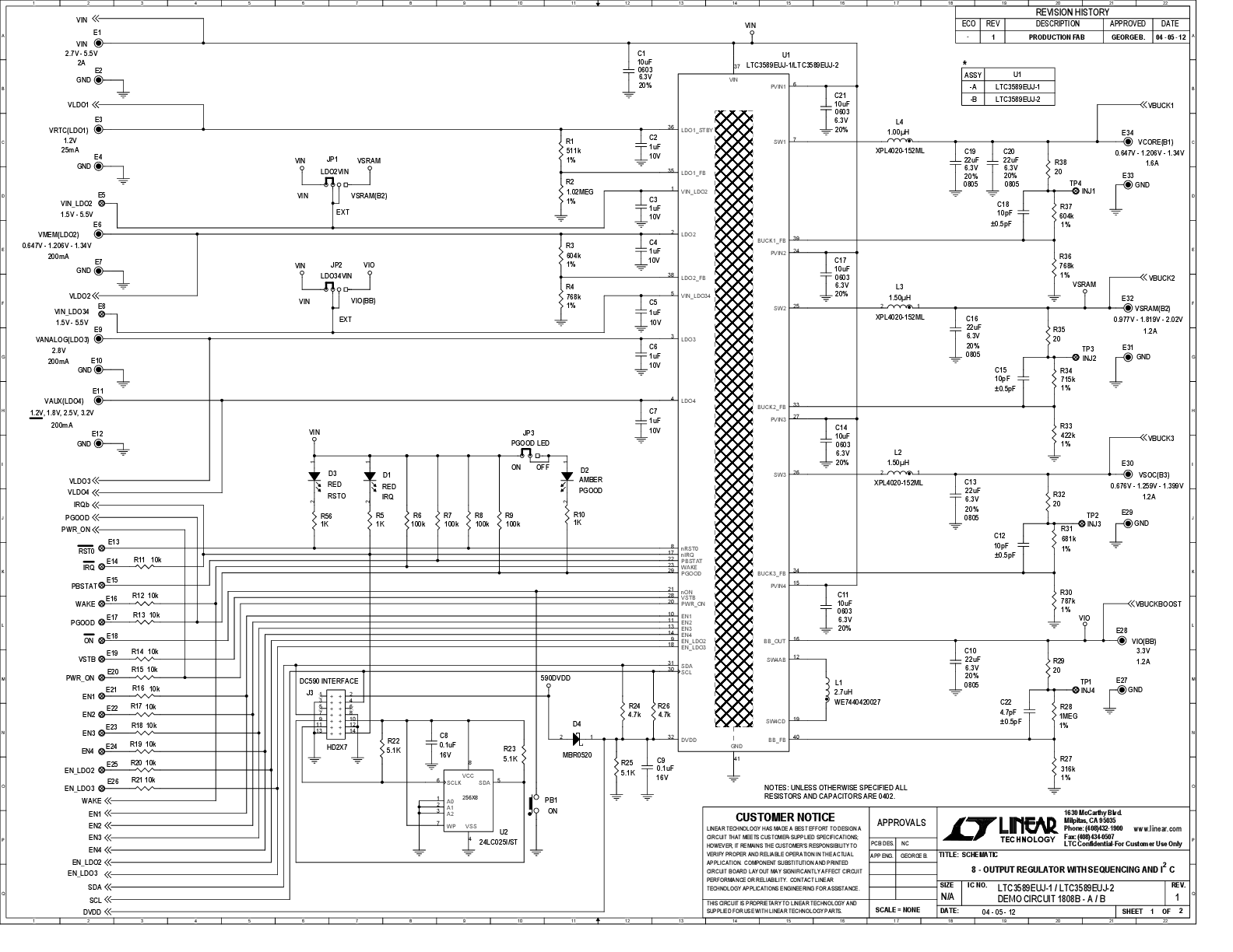 DC1808B-A - Schematic