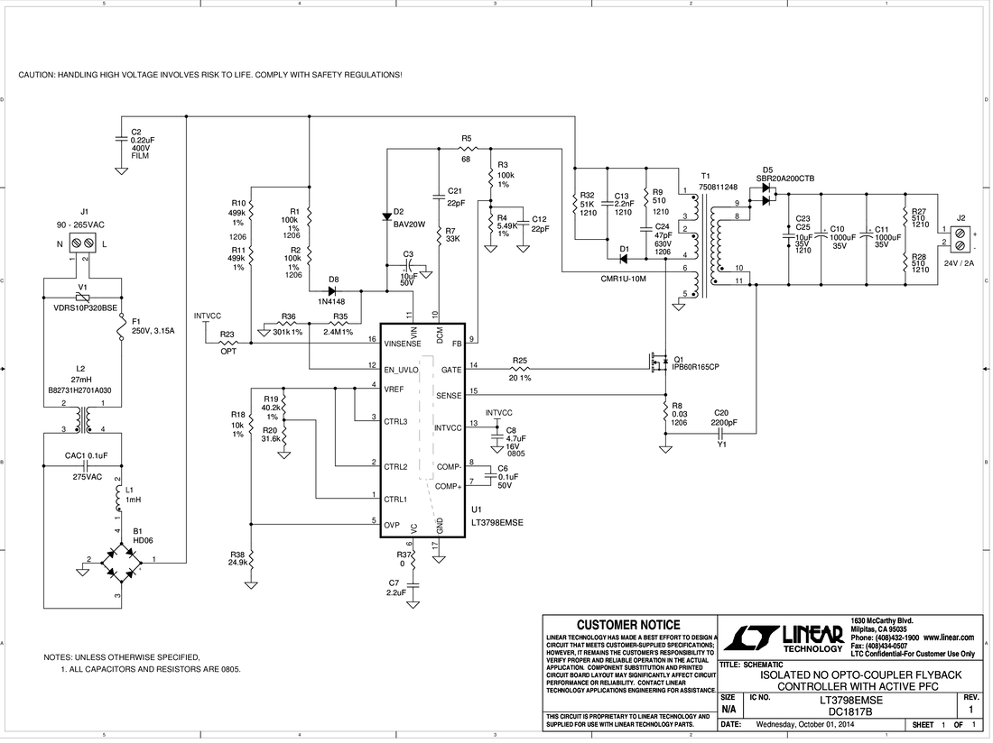 DC1817B - Schematic