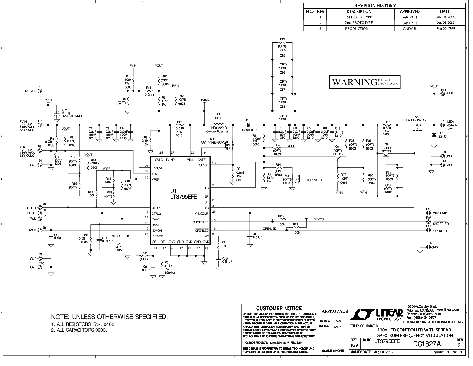 DC1827A - Schematic