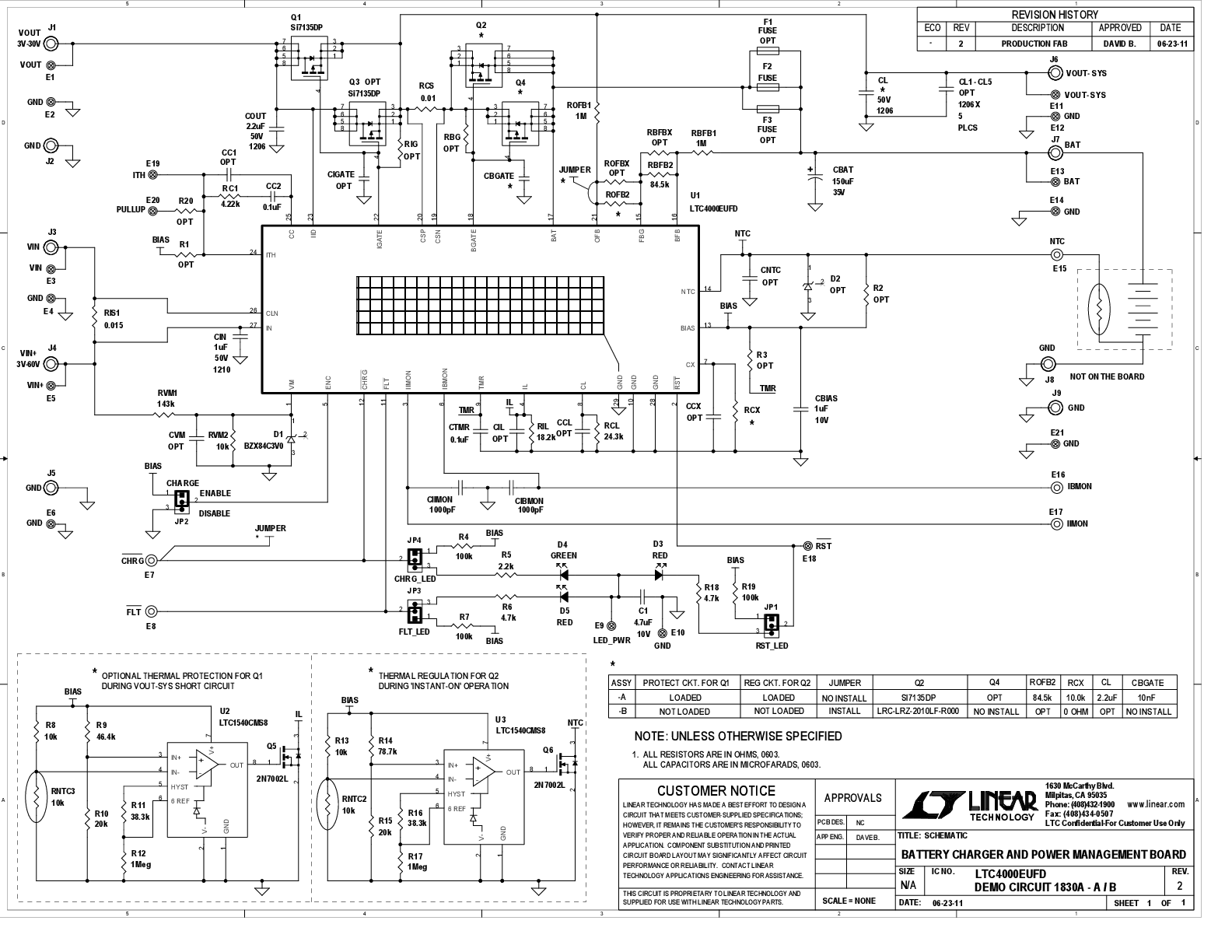 DC1830A-A - Schematic