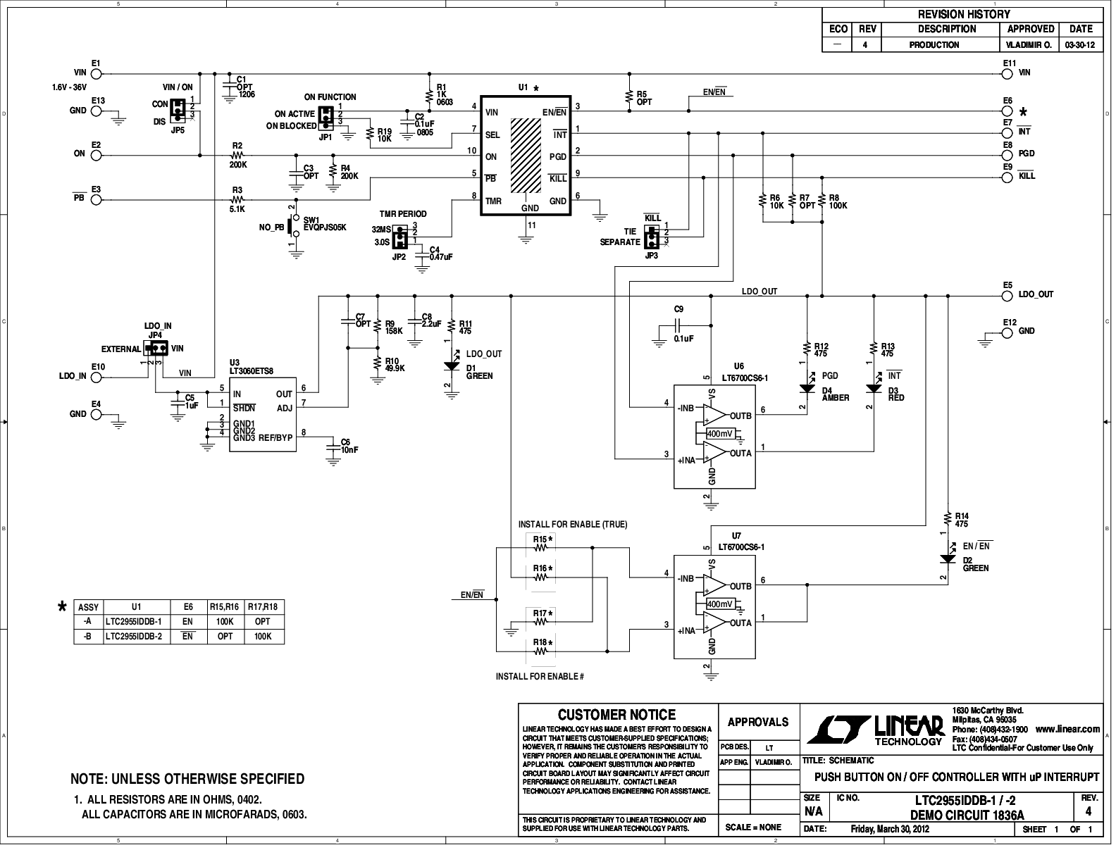 DC1836A-A - Schematic