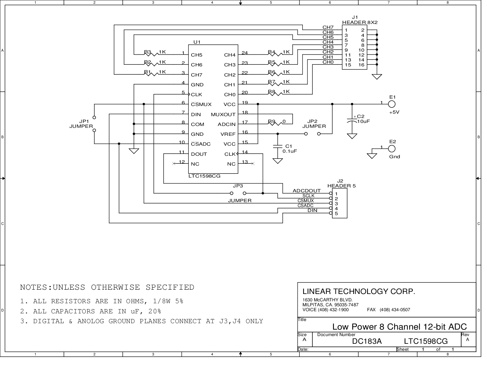 DC183A - Schematic