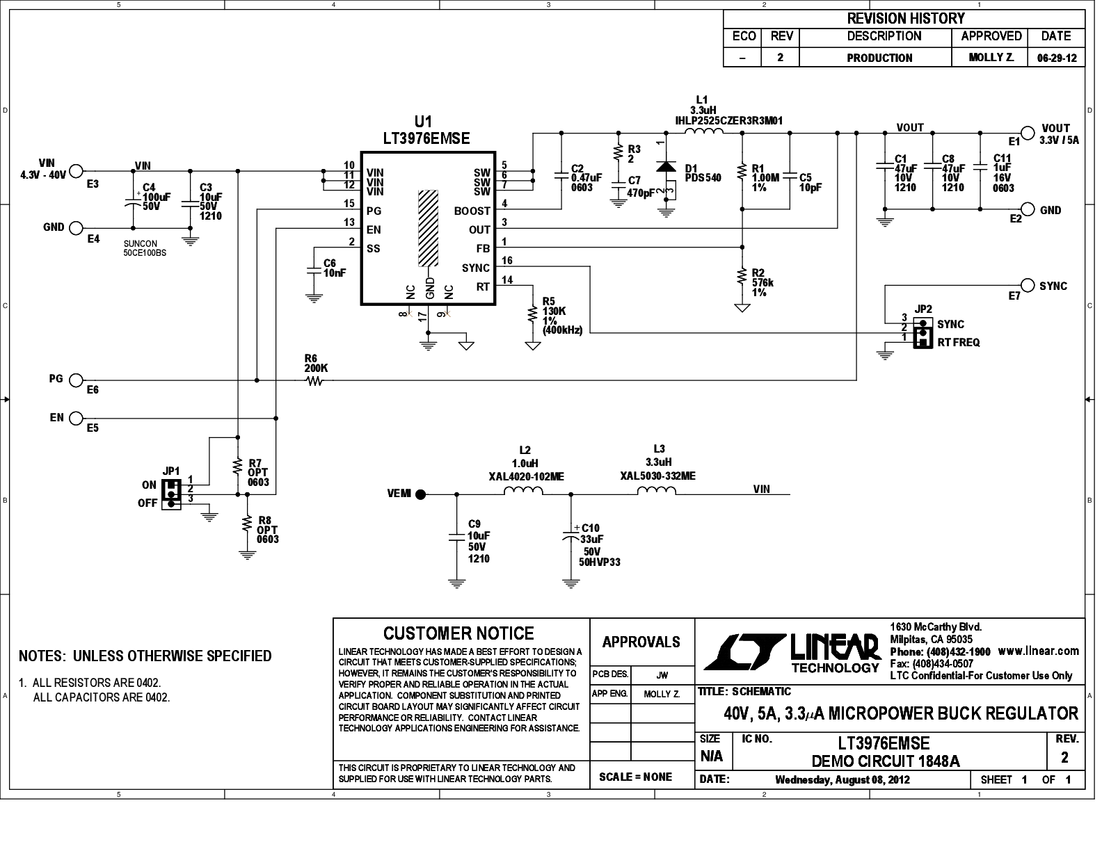 DC1848A - Schematic