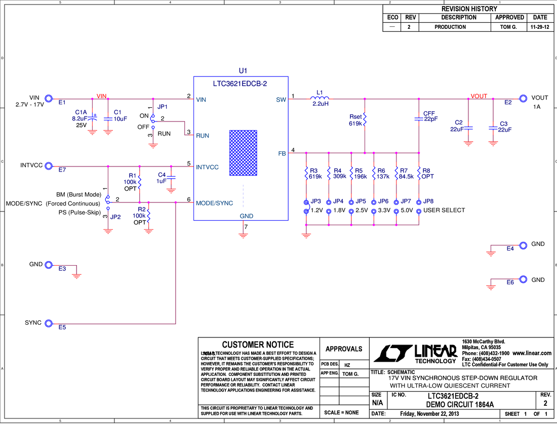 DC1864A - Schematic
