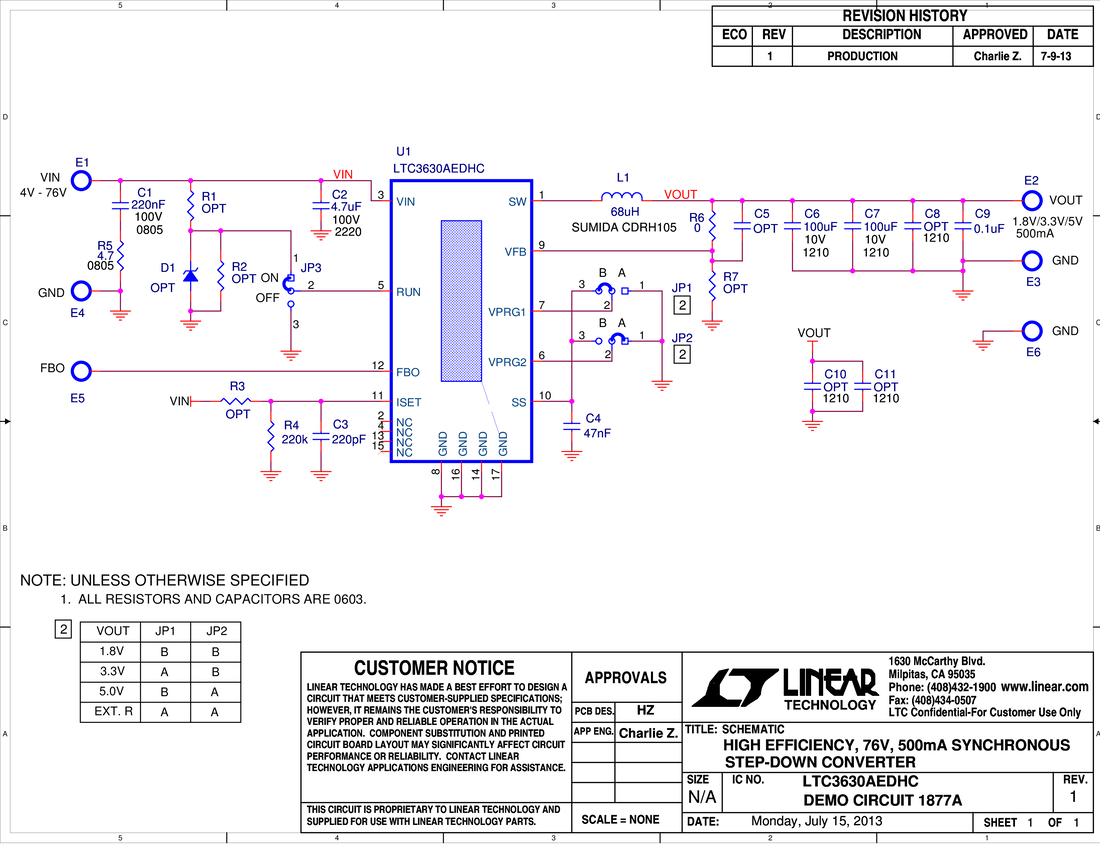 DC1877A - Schematic