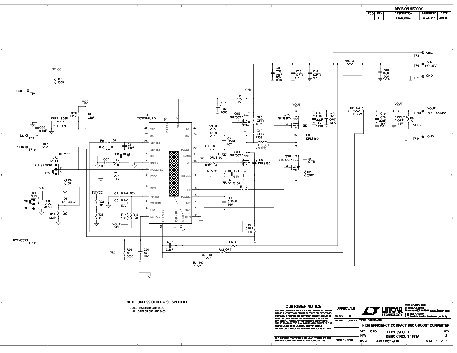 DC1881A - Schematic