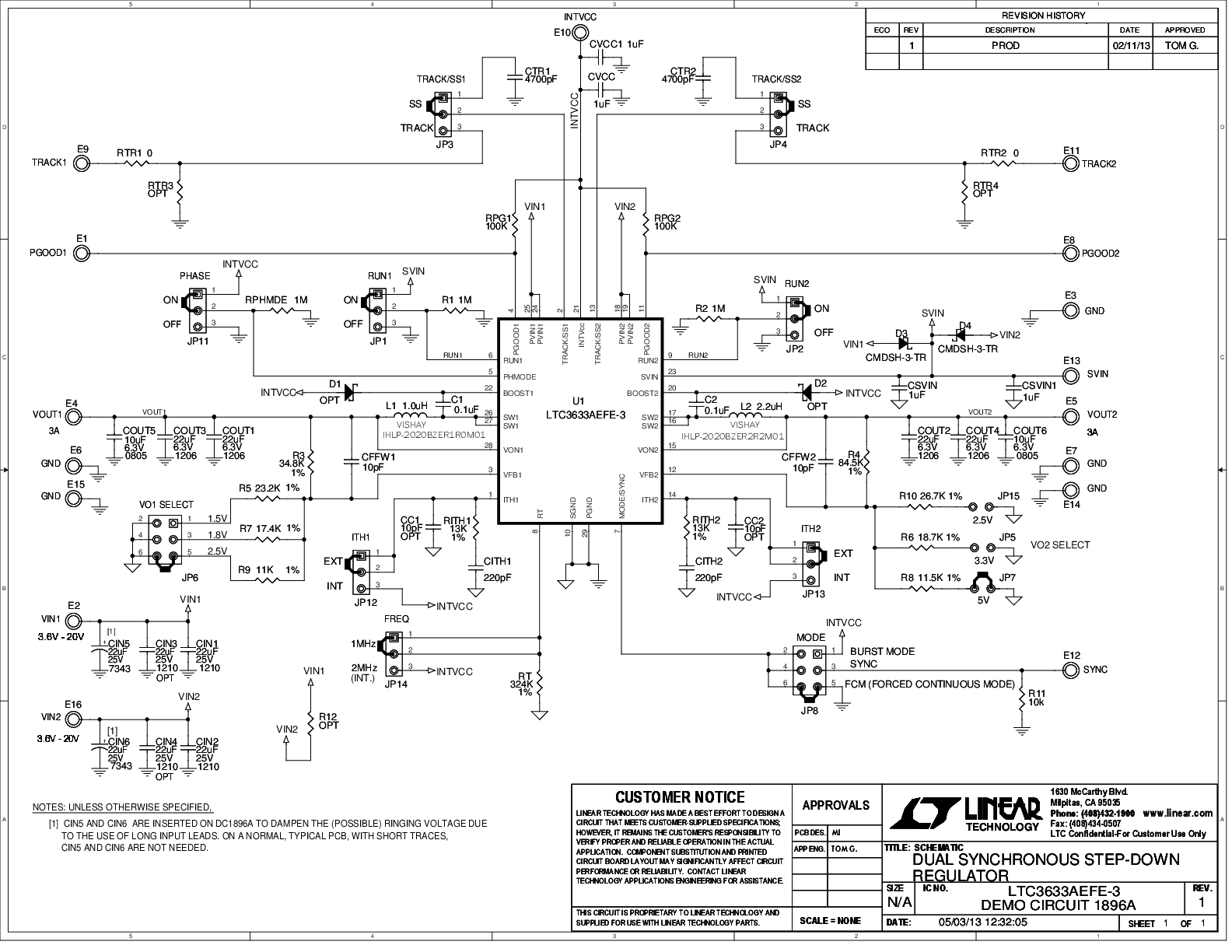 DC1896A - Schematic
