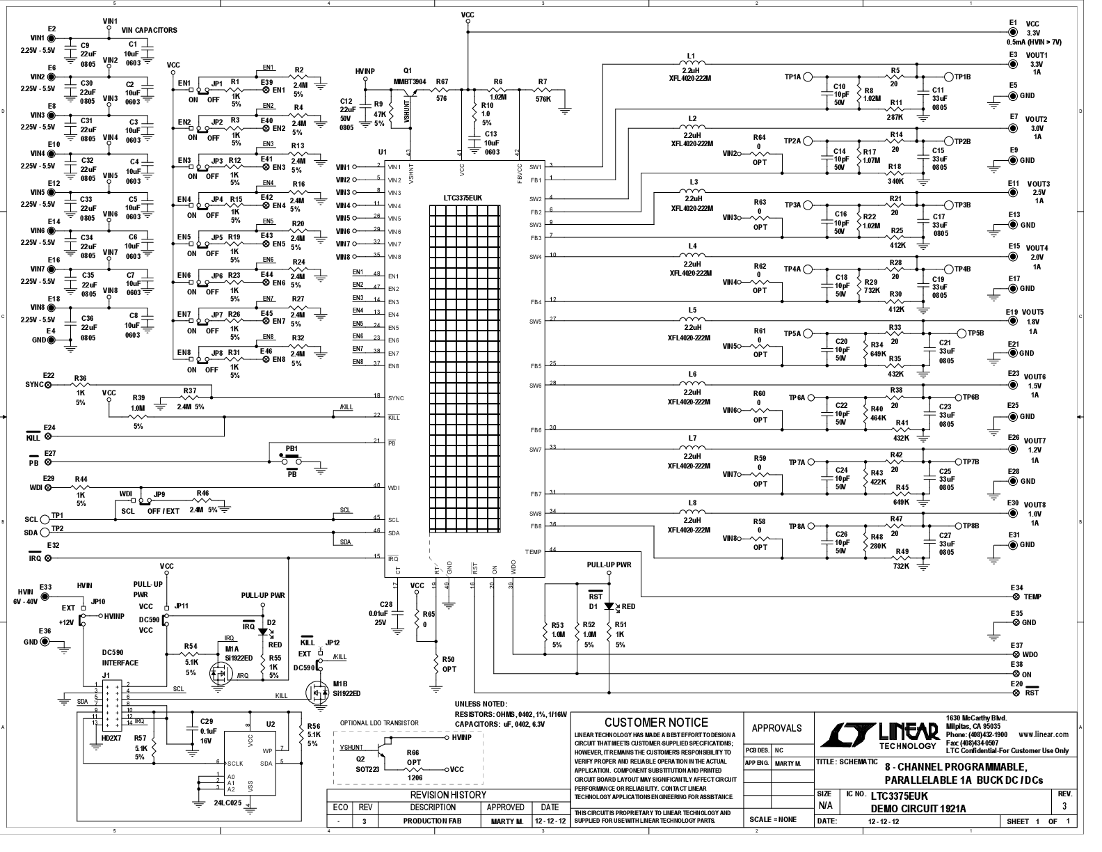 DC1921A - Schematic