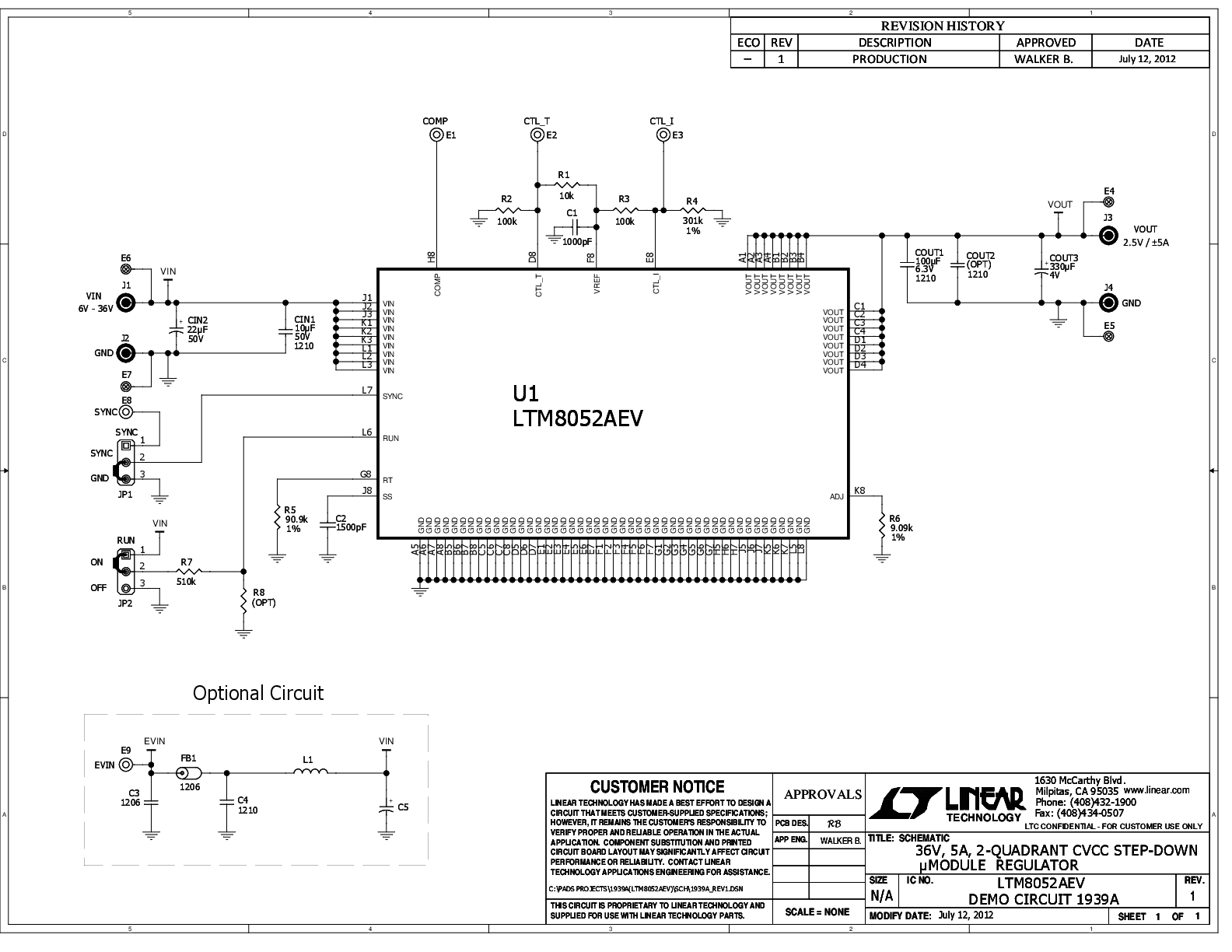 DC1939A - Schematic