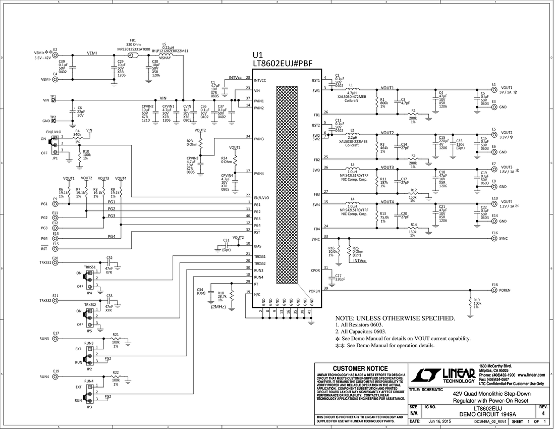 DC1949A - Schematic