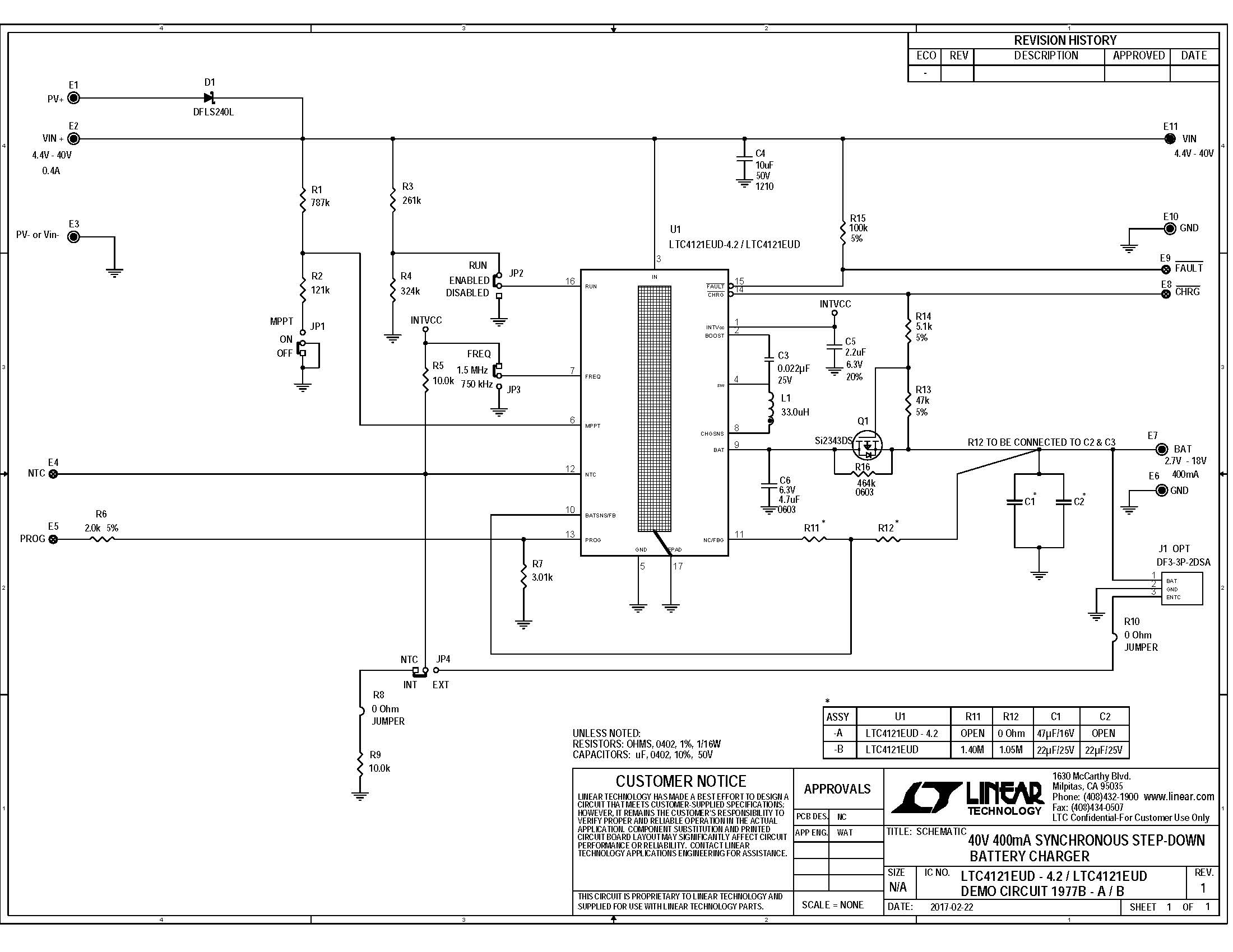 DC1977A - Schematic