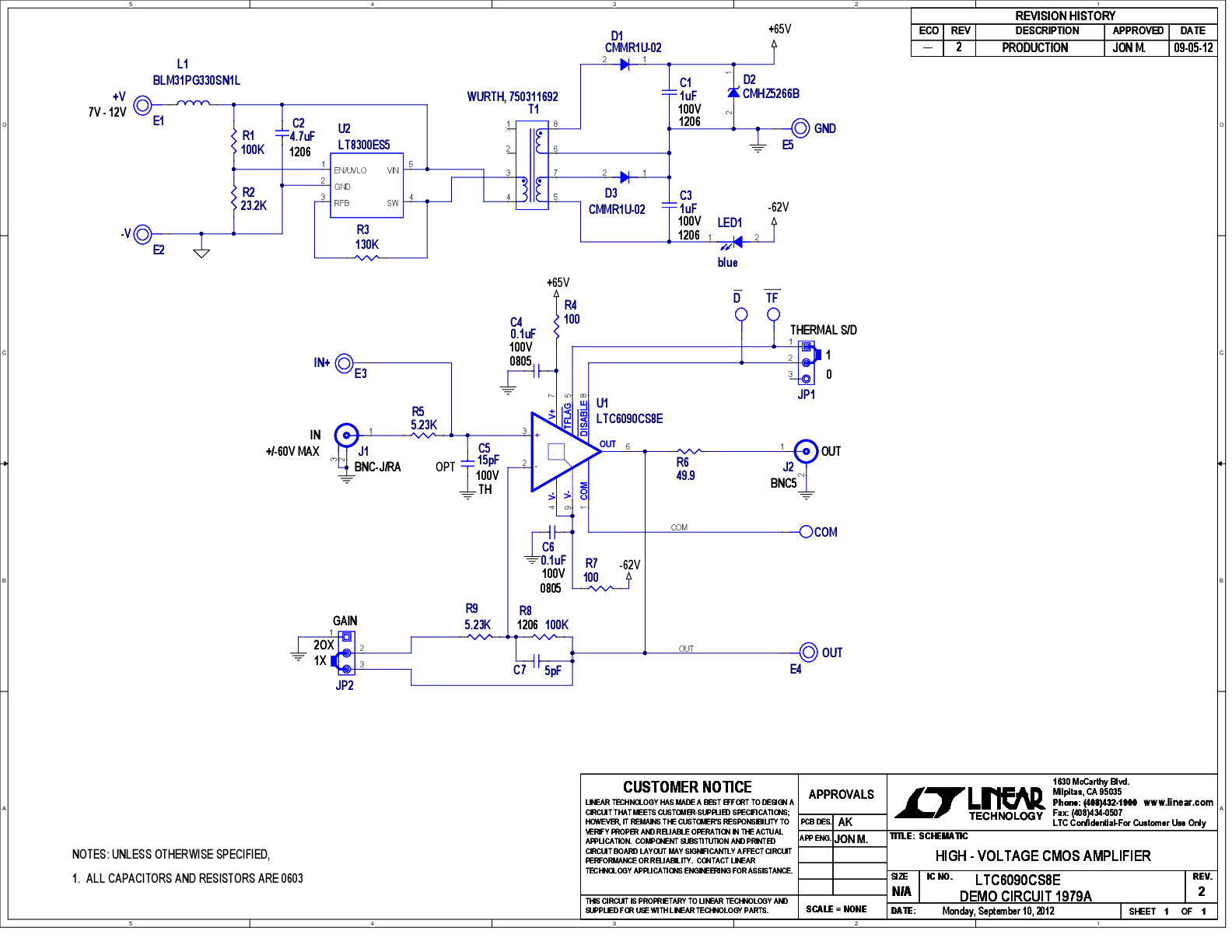 DC1979A - Schematic
