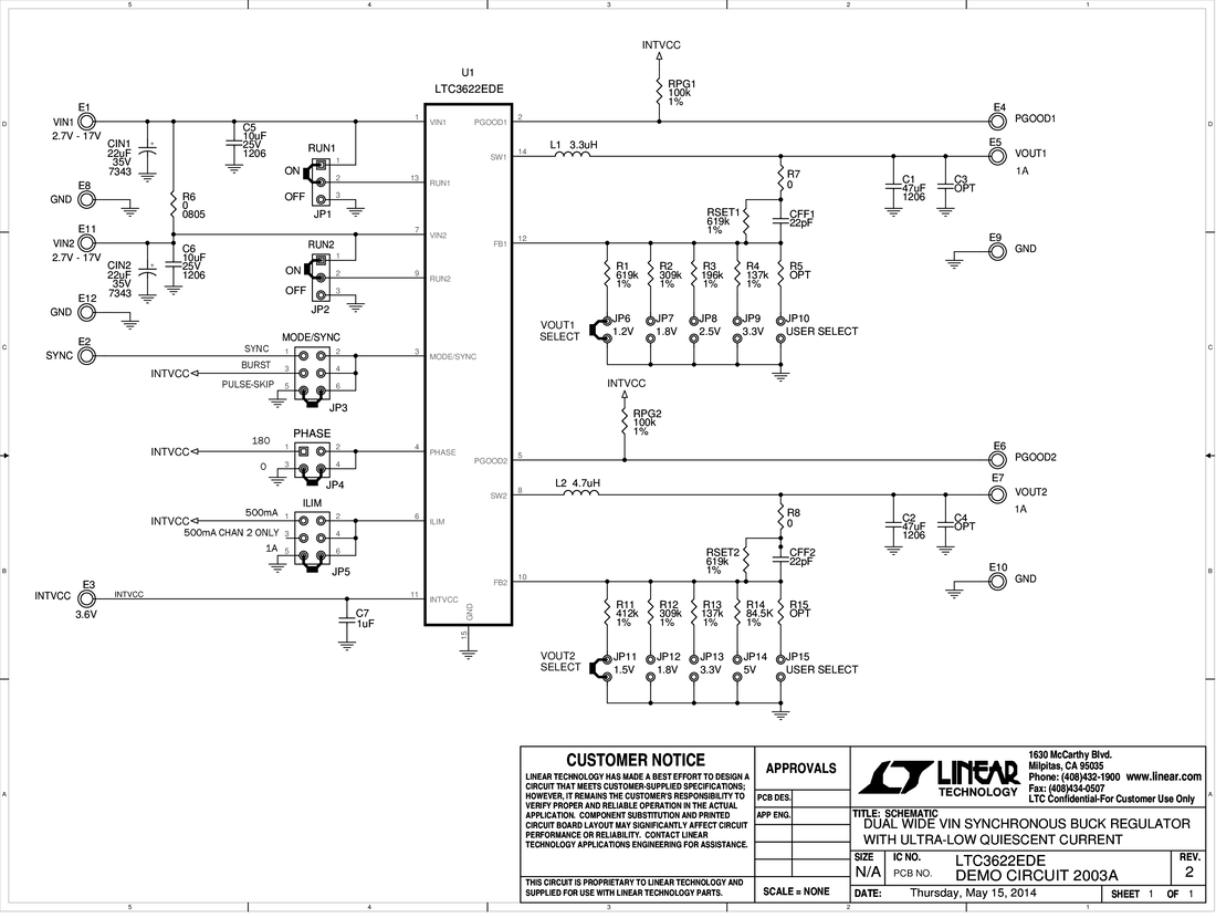 DC2003A - Schematic