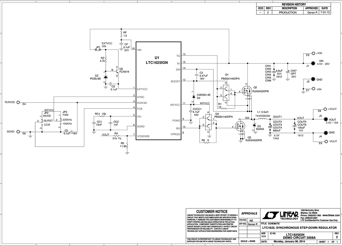 DC2008A - Schematic