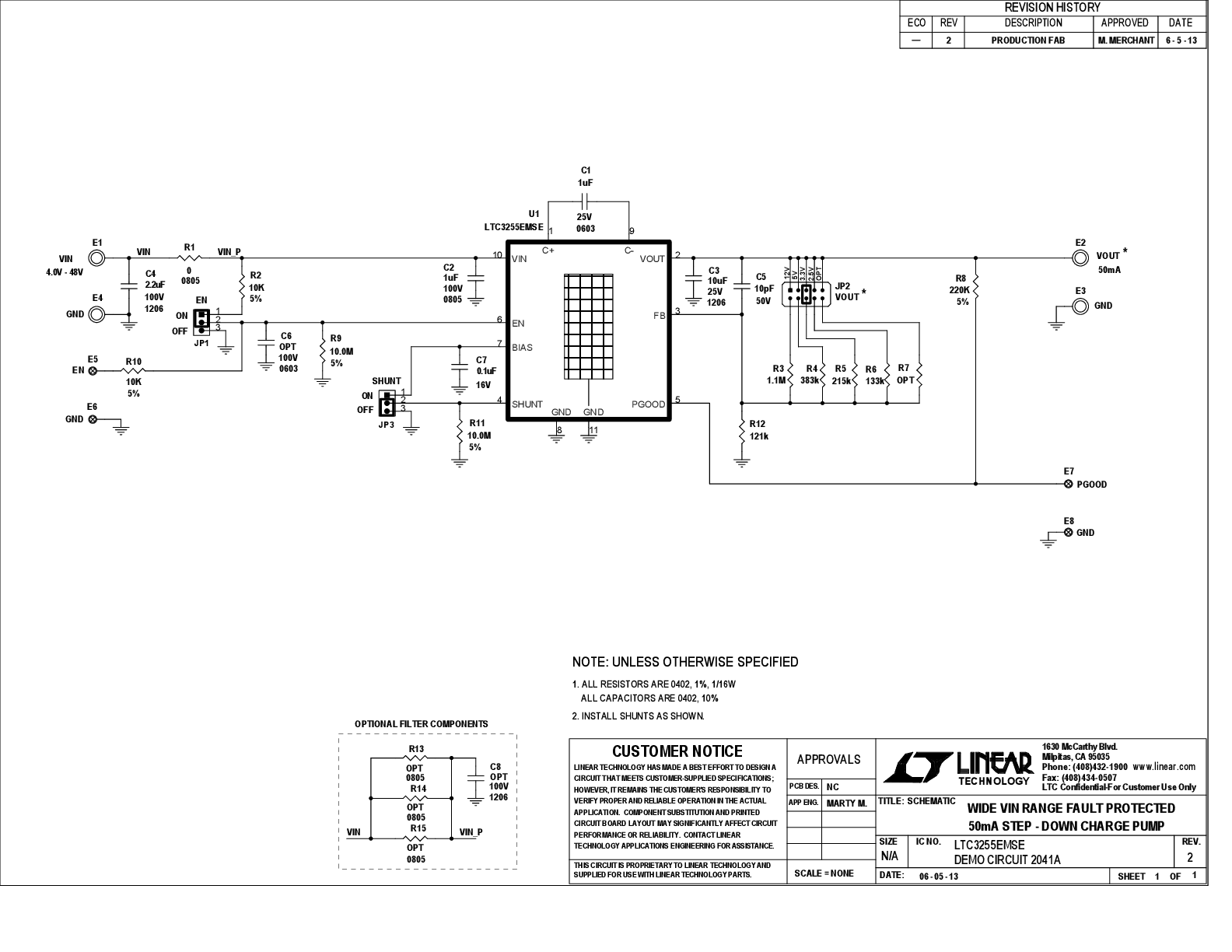 DC2041A - Schematic