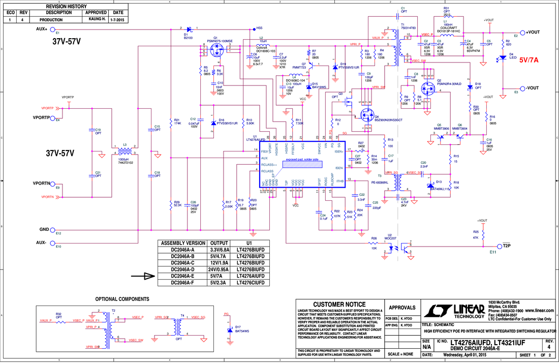 DC2046A-E - Schematic